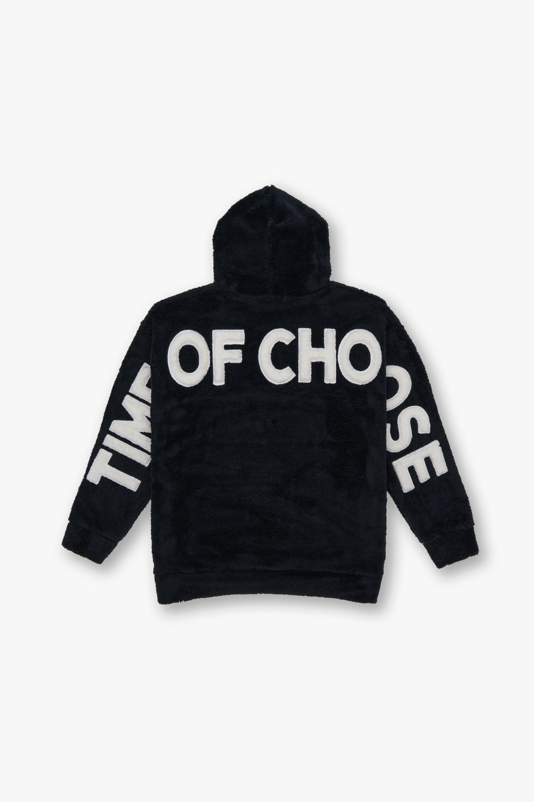Time Of Choose Oversize Welsoft Sweatshirt Kadın Siyah