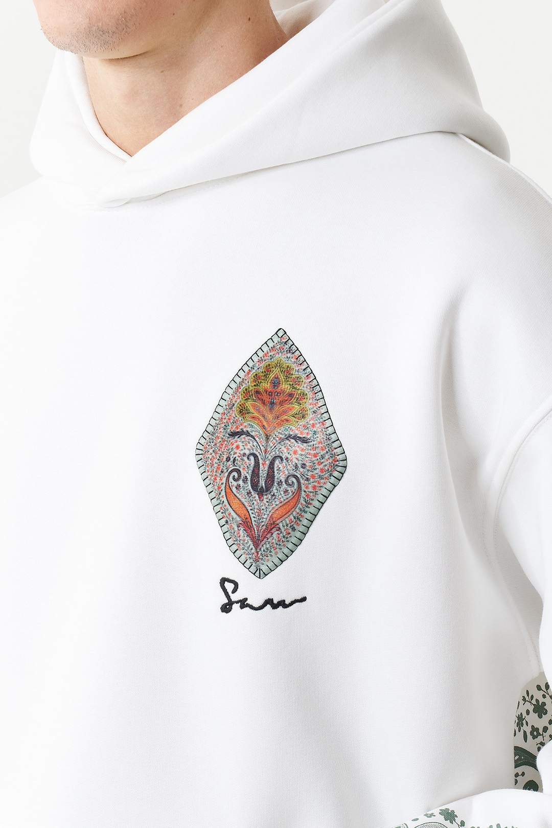 Anatolia Oversize Erkek Sweatshirt Ekru