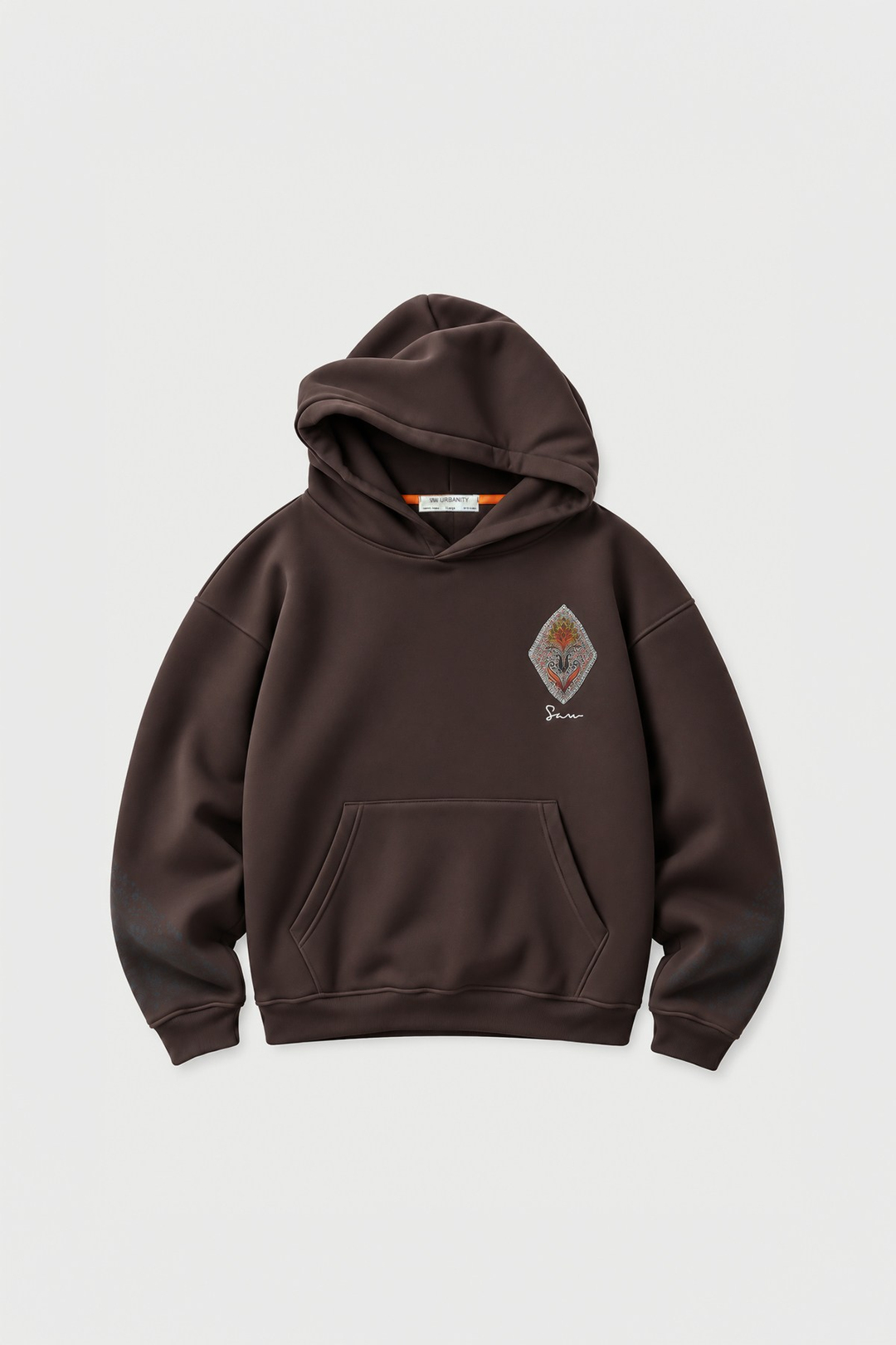 Anatolia Oversize Erkek Sweatshirt Kahverengi