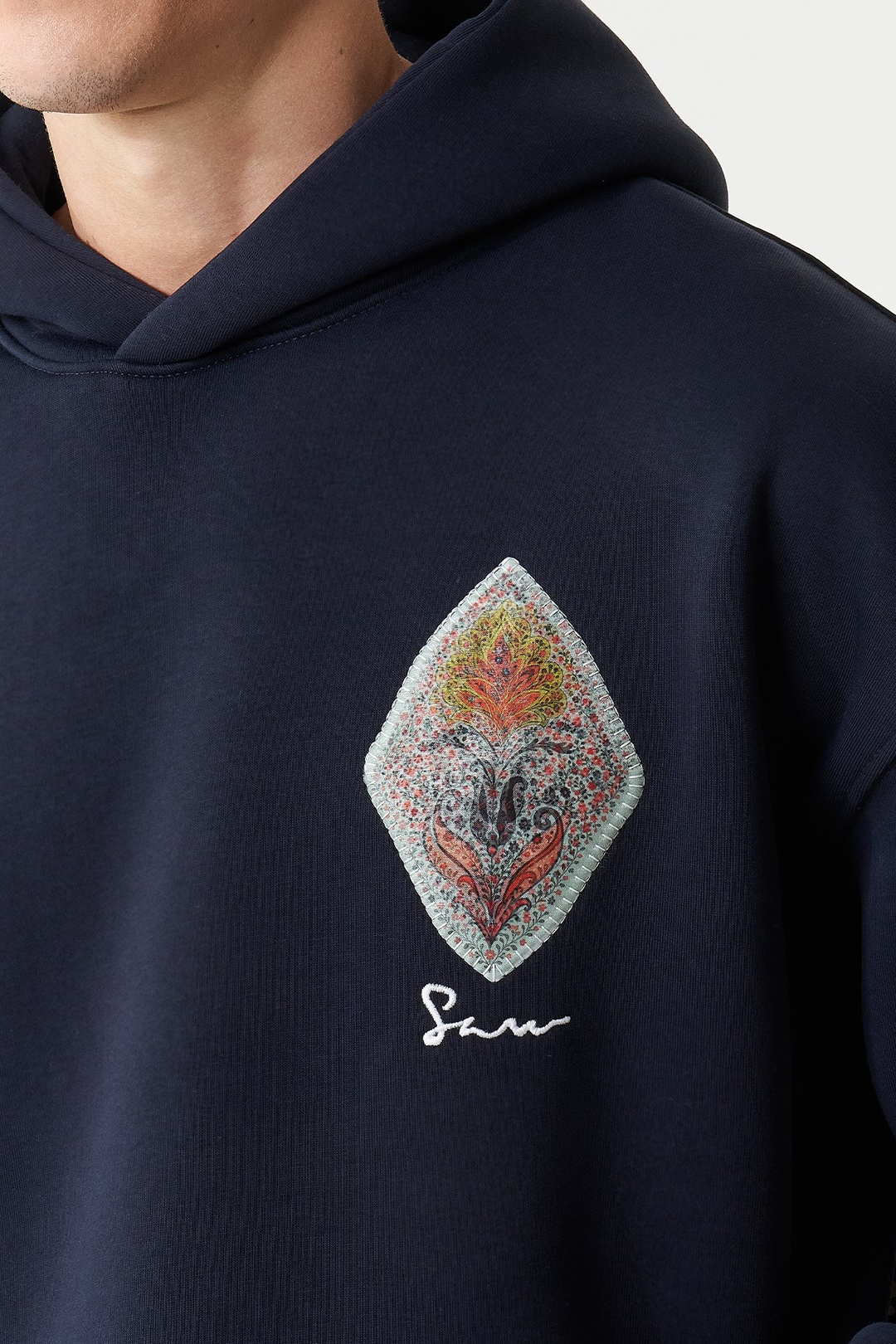 Anatolia Oversize Erkek Sweatshirt Lacivert