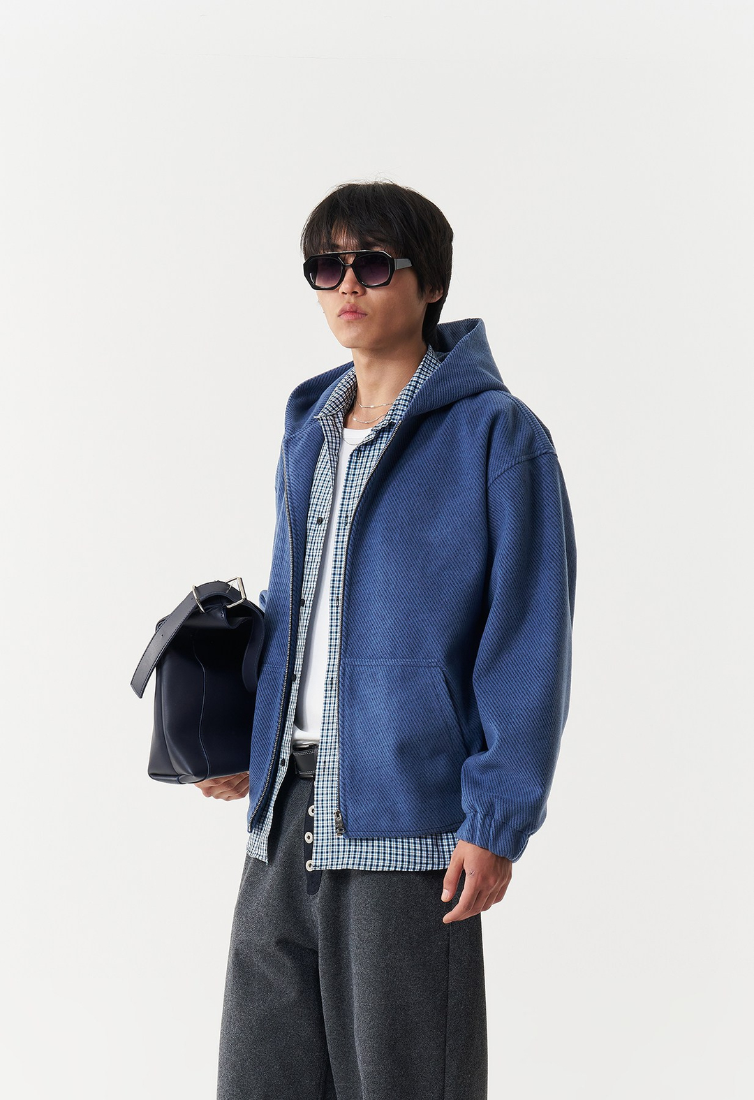 Arctic Structure Oversize Erkek Ceket İndigo