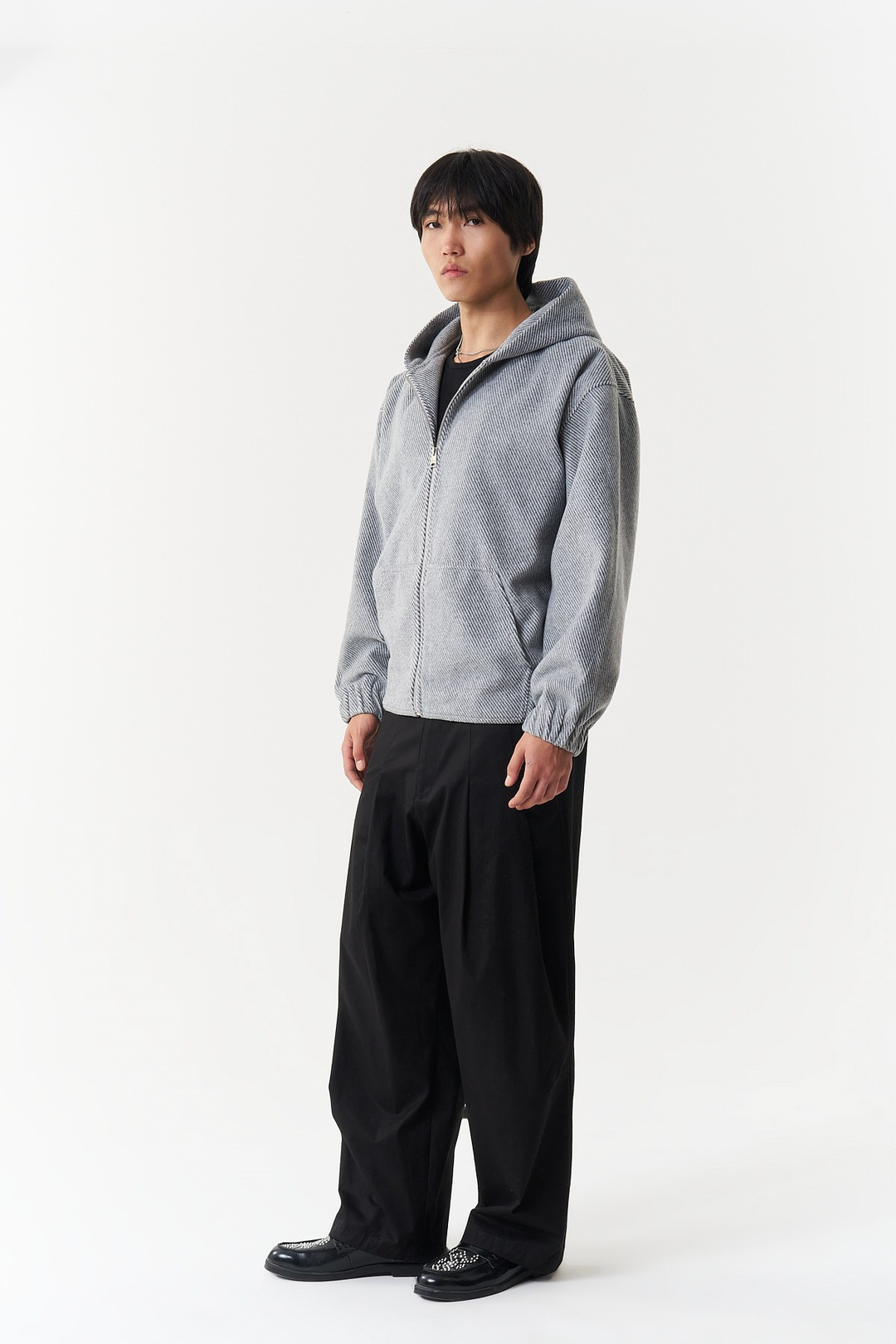 Arctic Structure Oversize Erkek Ceket Gri