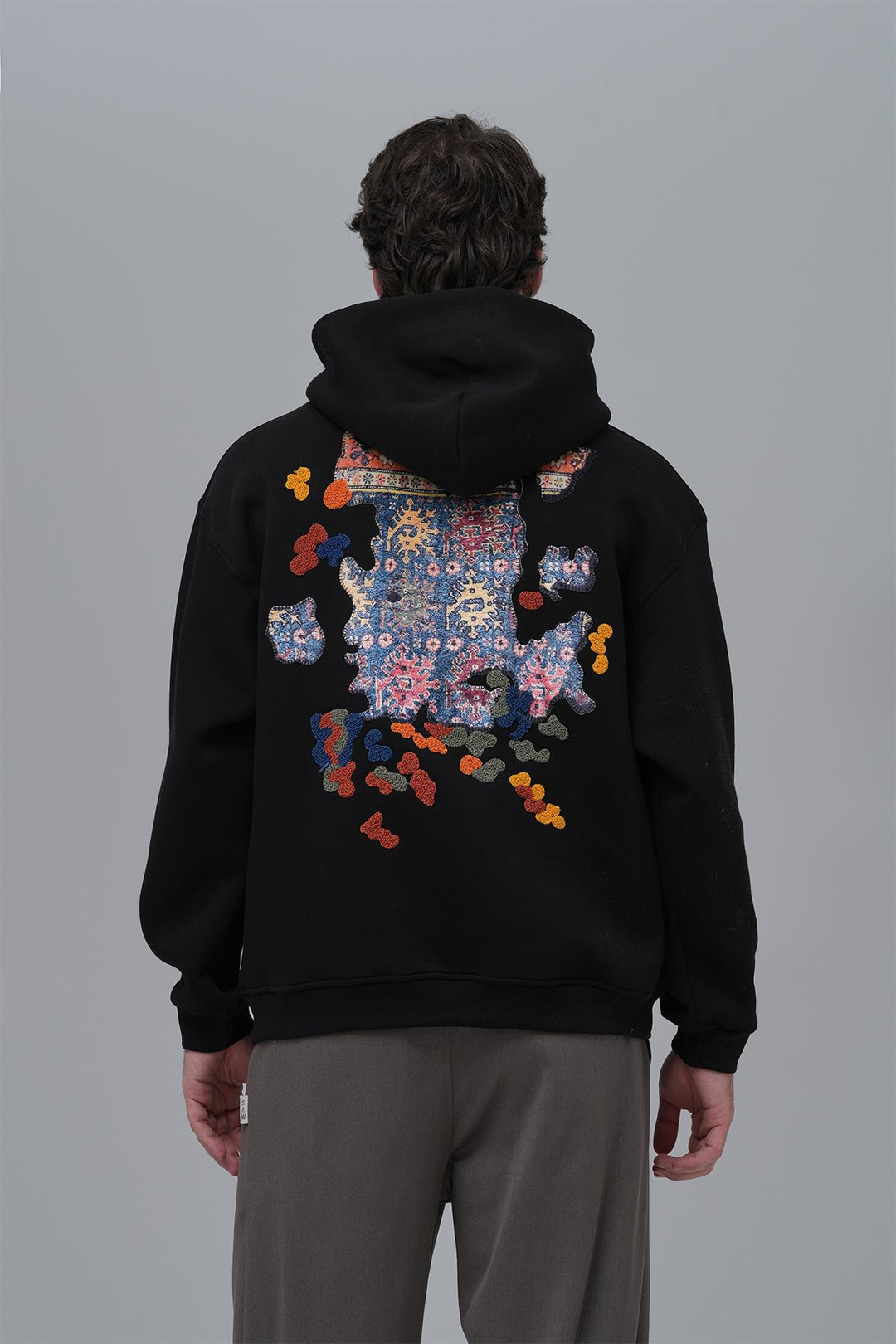 Authentic Oversize Sweatshirt Erkek Siyah