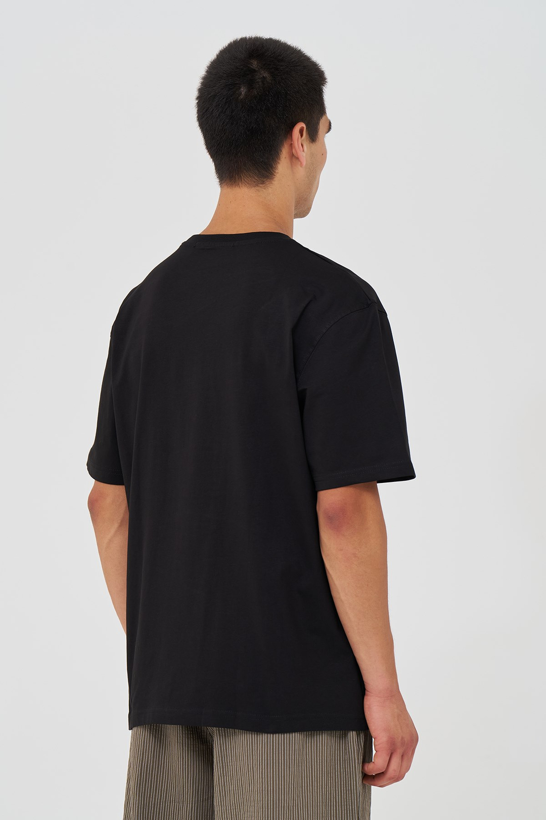 Basic Regular Fit Tişört Erkek /02 Siyah