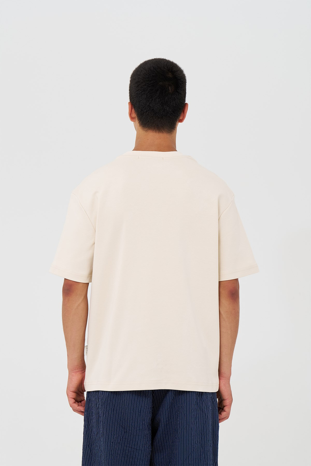 Basic Relaxed Fit Tişört Erkek /03 Stone