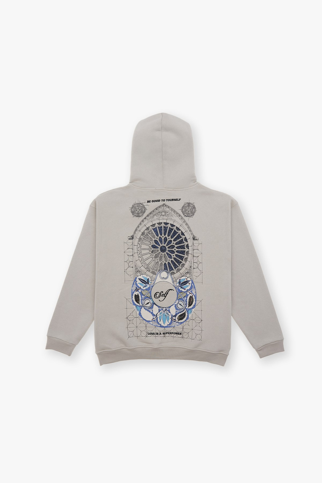 Be Good To Yourself Oversize Sweatshirt Erkek Stone