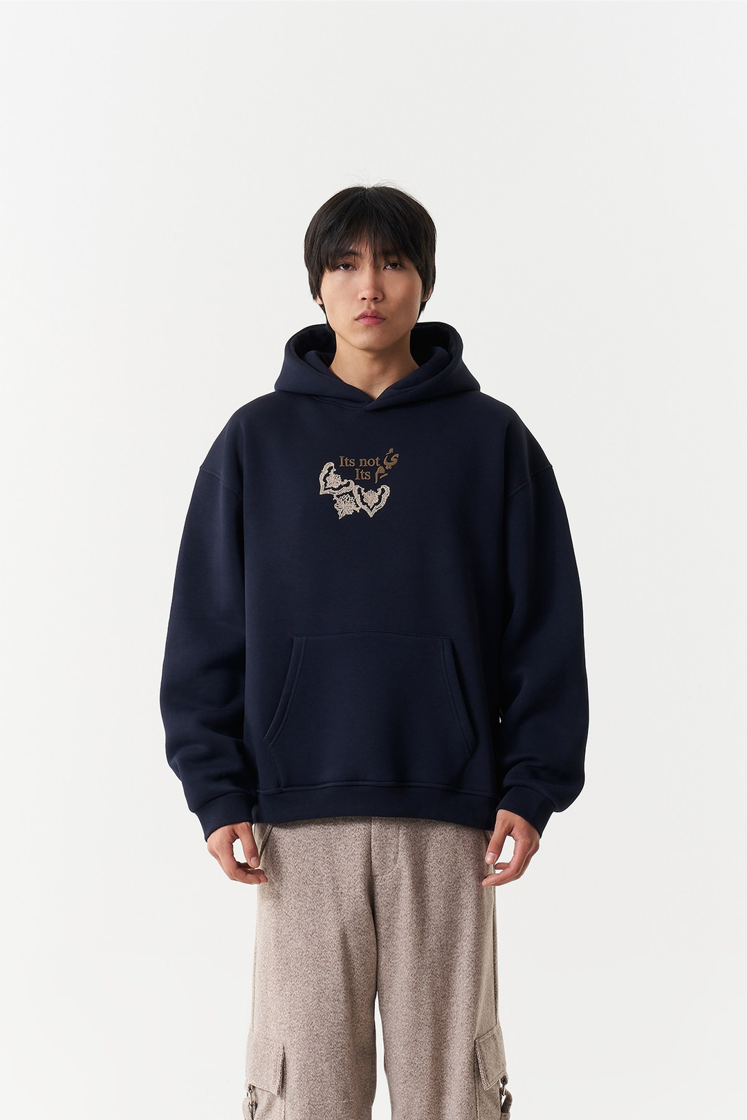 Beyond the Self Oversize Erkek Sweatshirt Lacivert