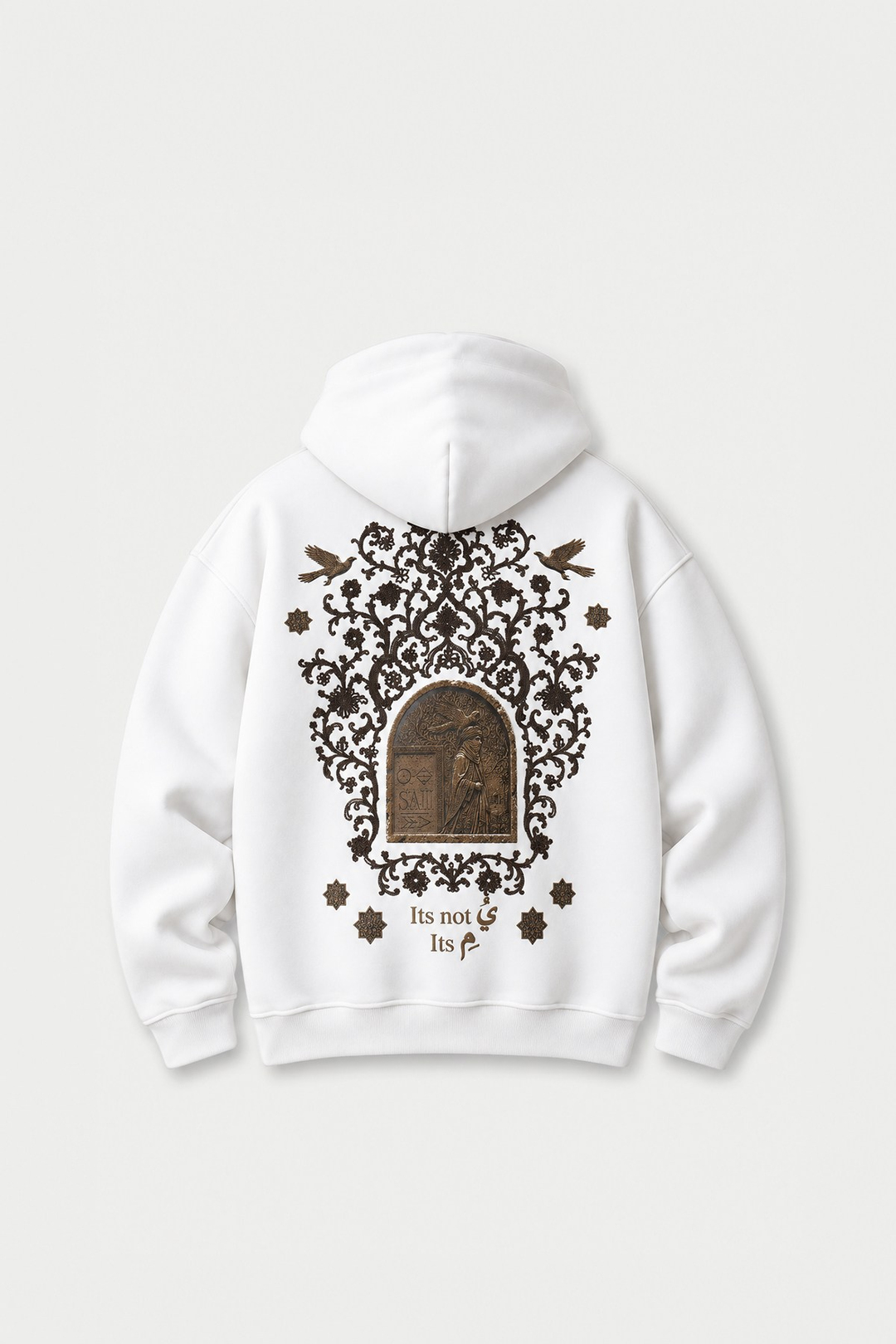 Beyond the Self Oversize Erkek Sweatshirt Ekru