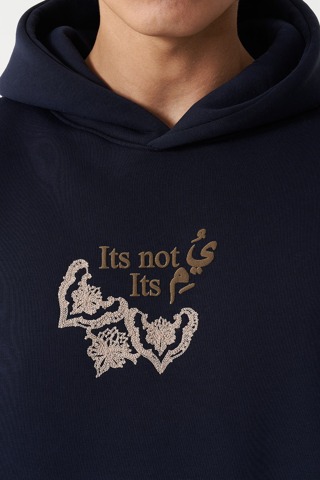 Beyond the Self Oversize Erkek Sweatshirt Lacivert