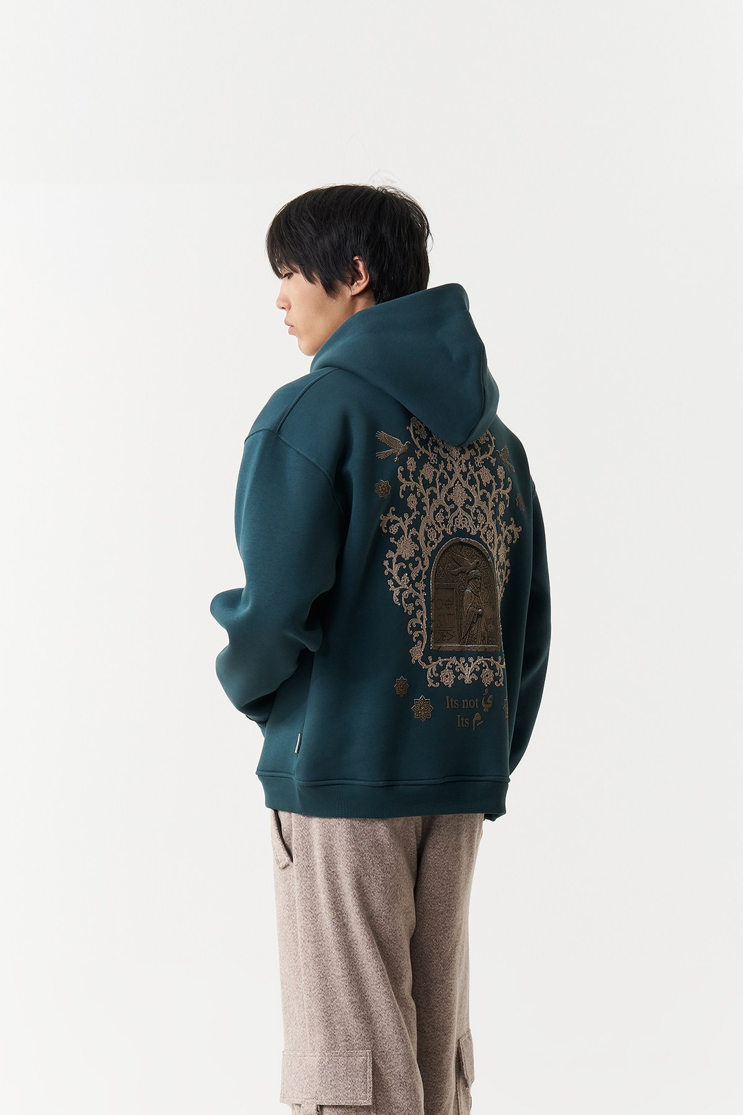 Beyond the Self Oversize Erkek Sweatshirt Forest Yeşili