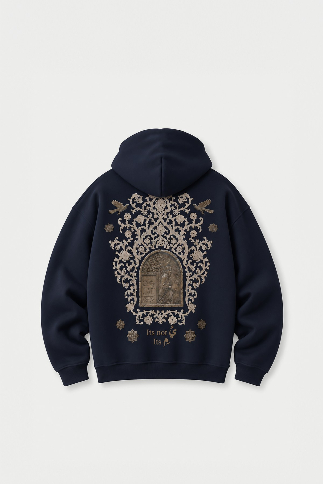 Beyond the Self Oversize Erkek Sweatshirt Lacivert