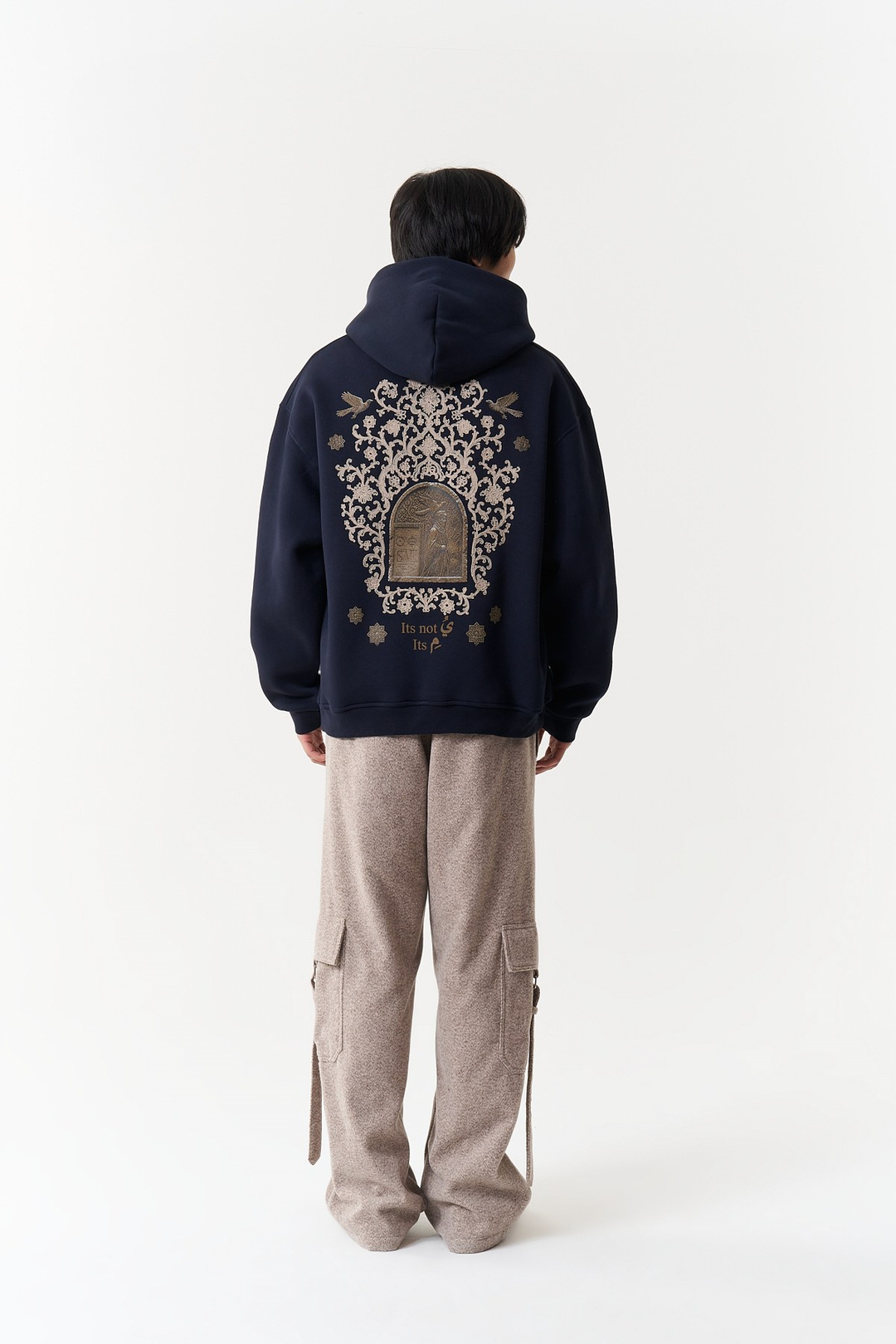 Beyond the Self Oversize Erkek Sweatshirt Lacivert
