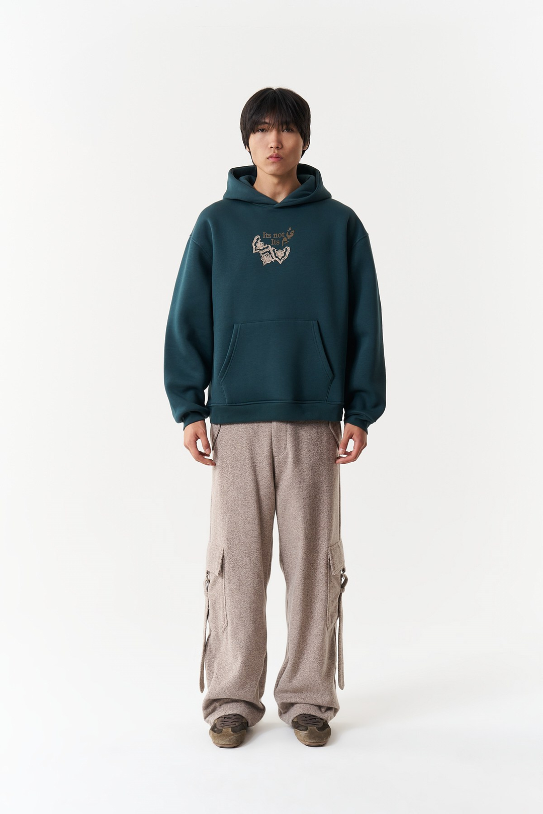 Beyond the Self Oversize Erkek Sweatshirt Forest Yeşili