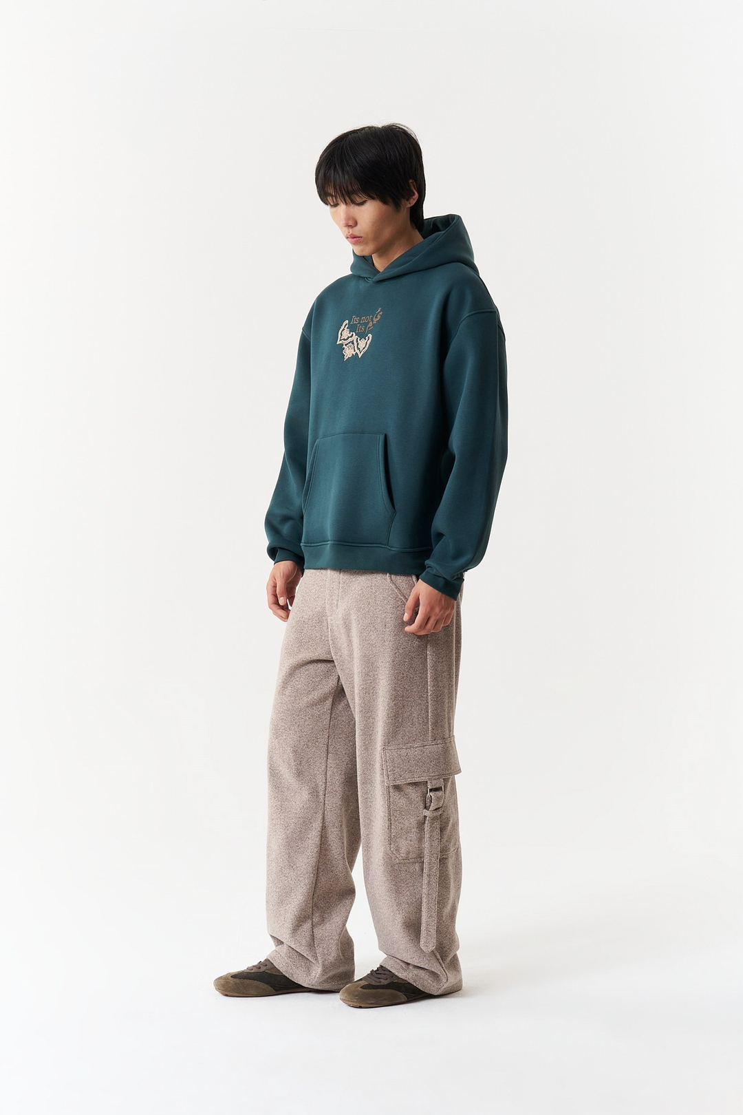 Beyond the Self Oversize Erkek Sweatshirt Forest Yeşili