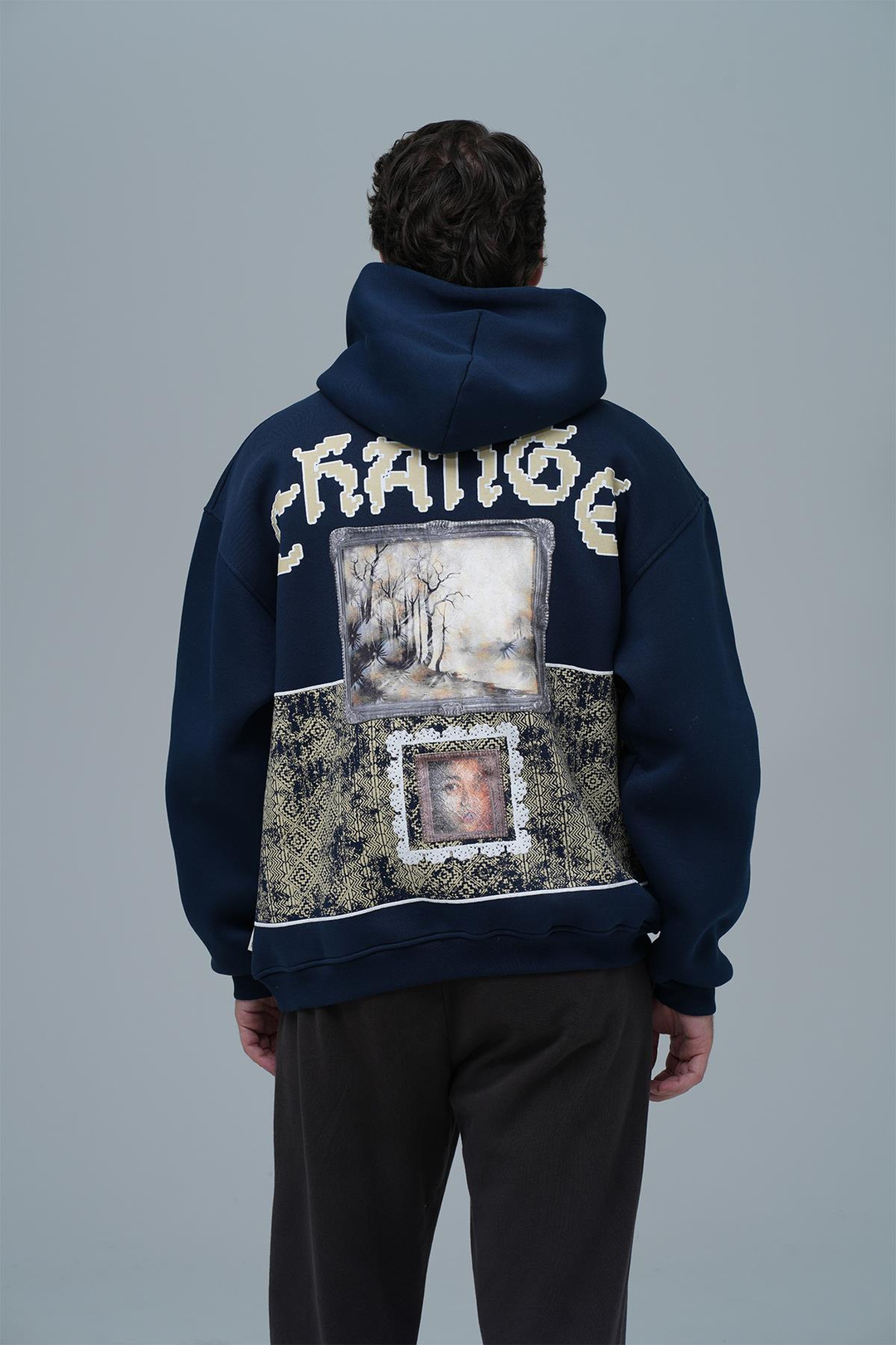 Change Oversize Sweatshirt Erkek İndigo