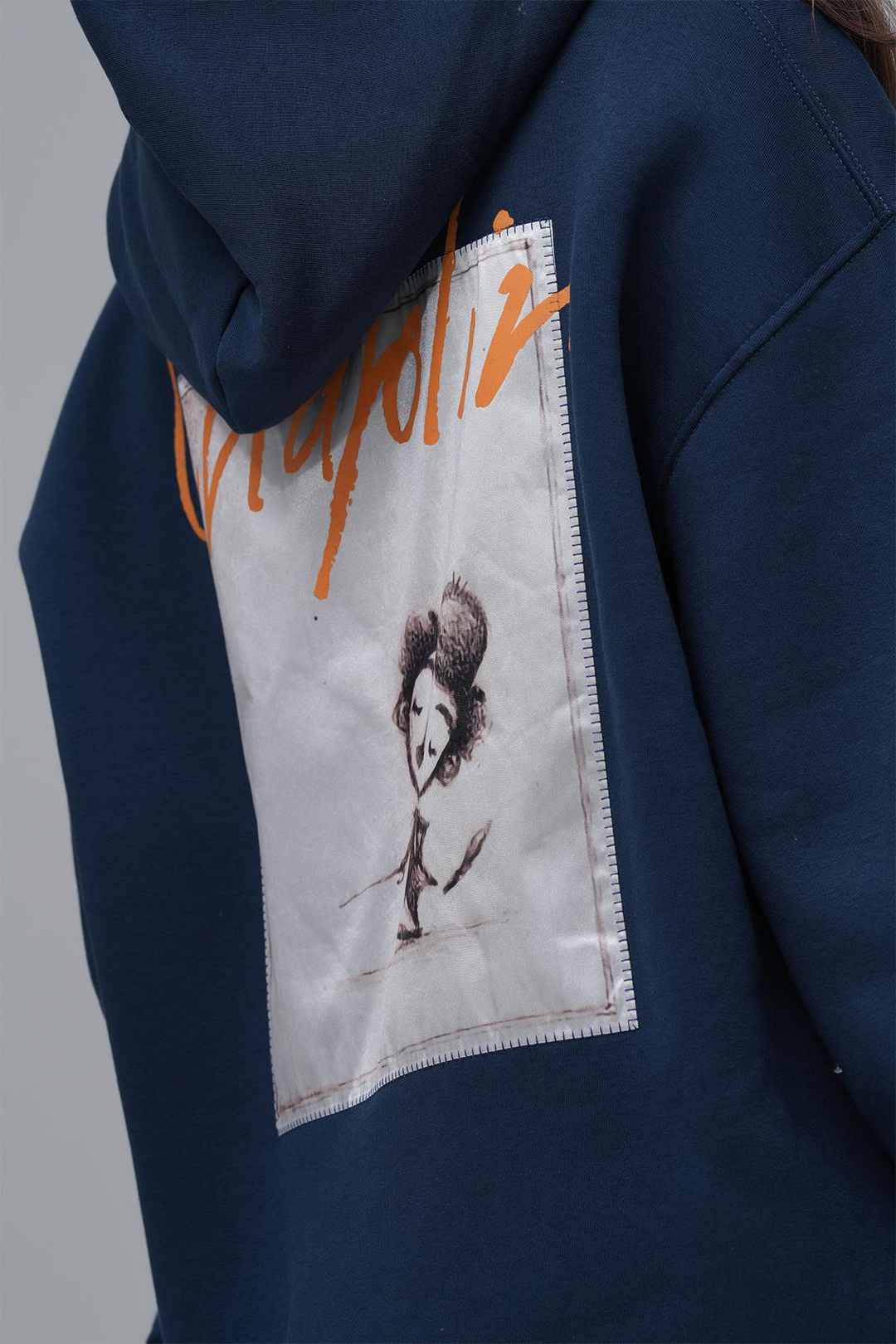 Chaplin Oversize Sweatshirt Kadın İndigo