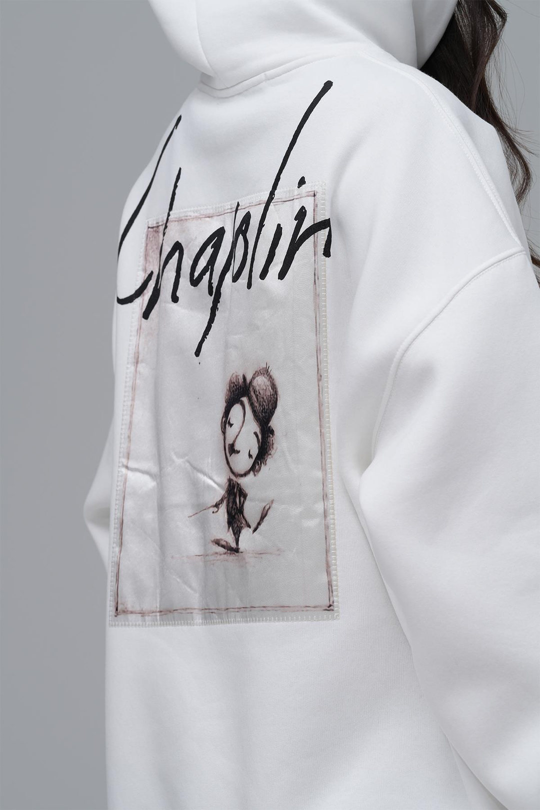 Chaplin Oversize Sweatshirt Kadın Taş