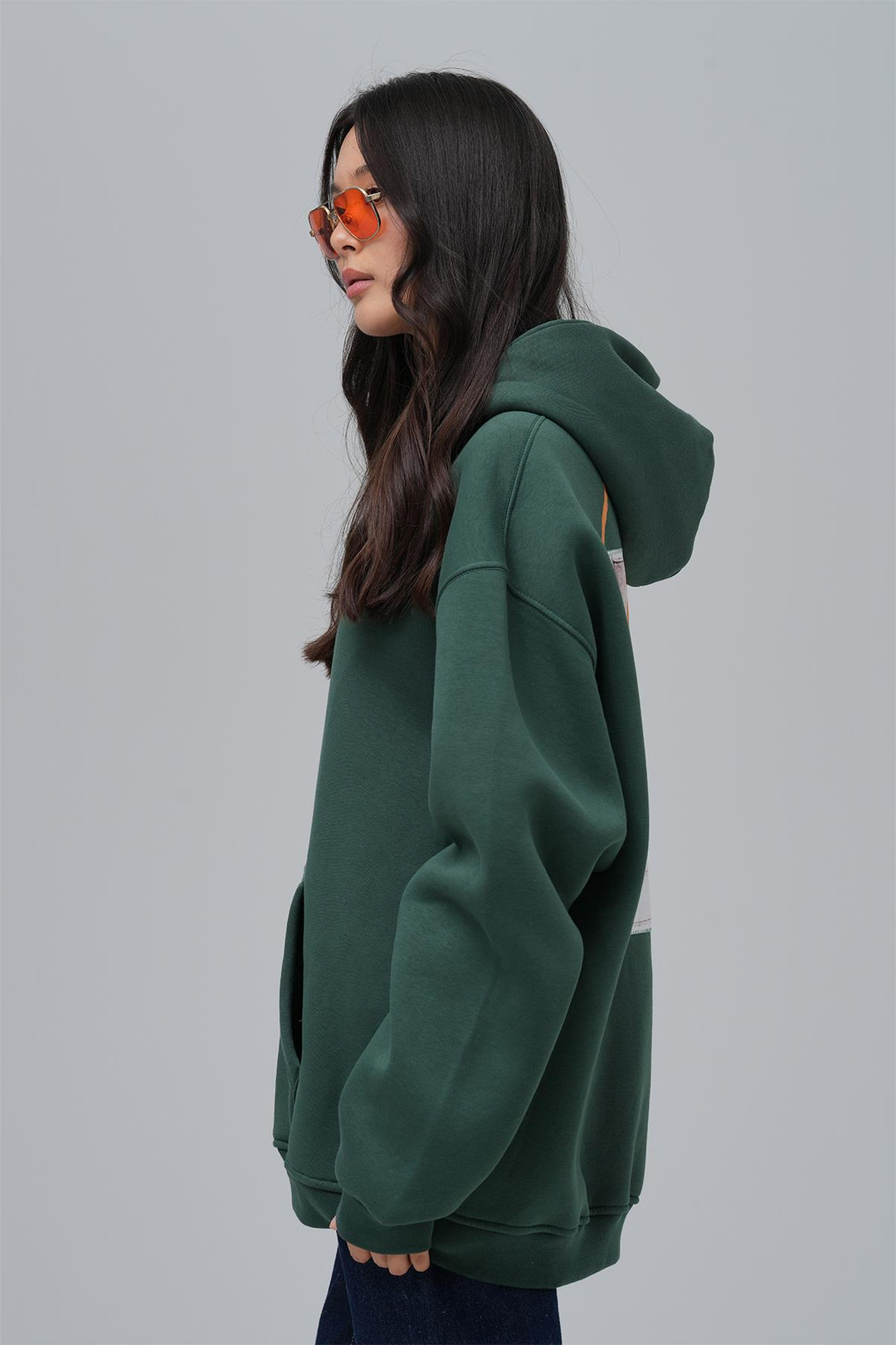 Chaplin Oversize Sweatshirt Kadın Yeşil