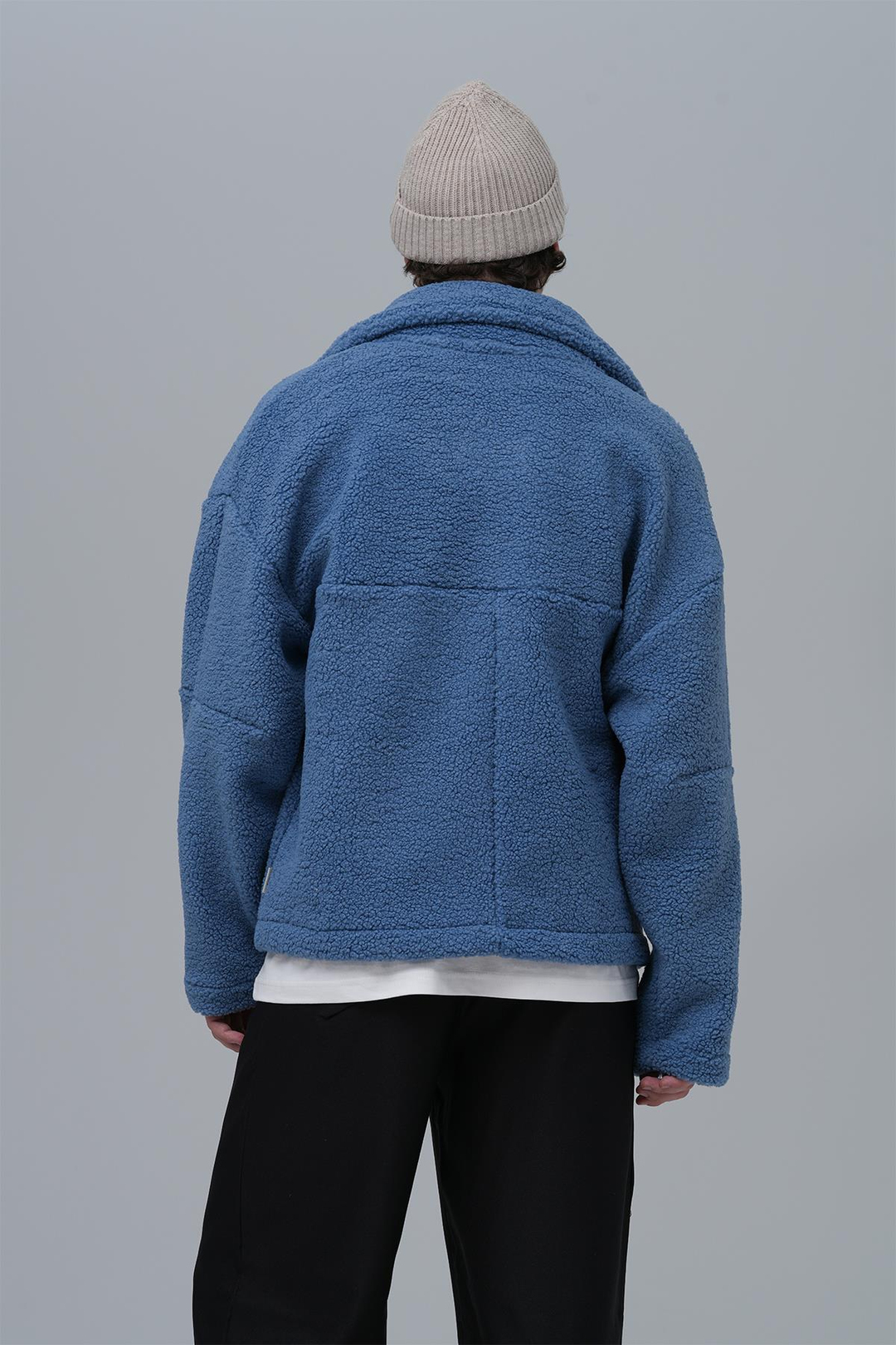 Classic Haven Oversize Welsoft Ceket Erkek Mavi