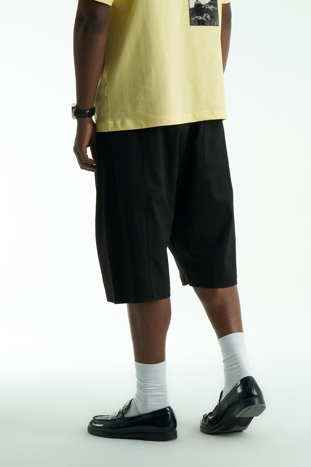Easen Relaxed Fit Erkek Şort Siyah