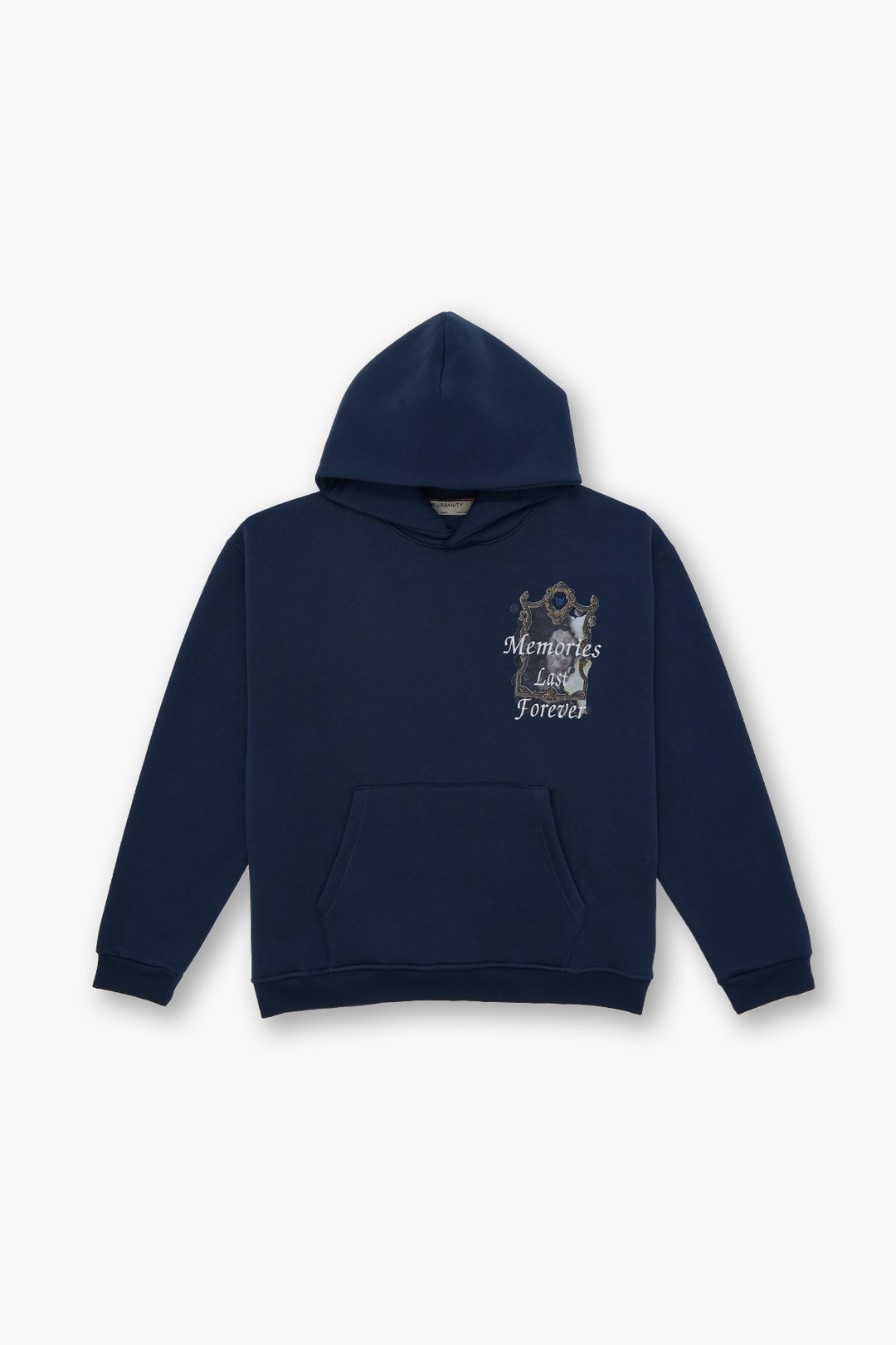 Eternal Frame Oversize Sweatshirt Erkek İndigo