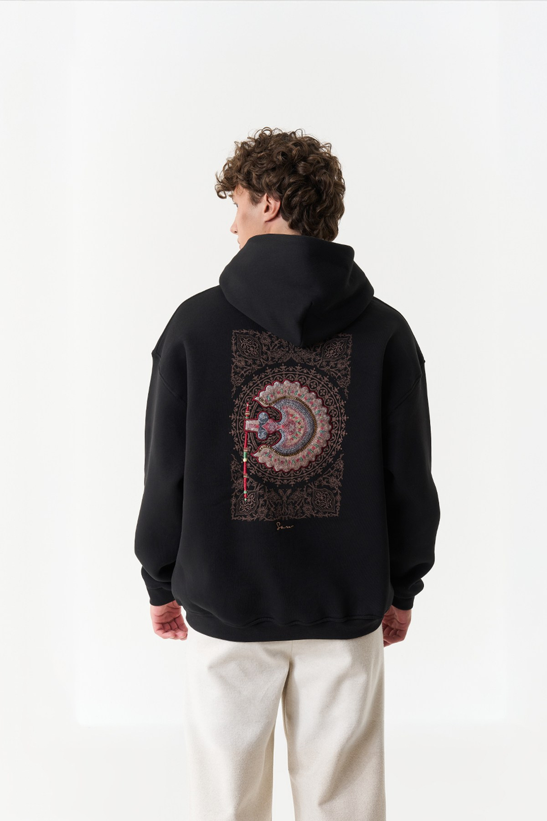 Imperial Relic Oversize Erkek Sweatshirt Siyah