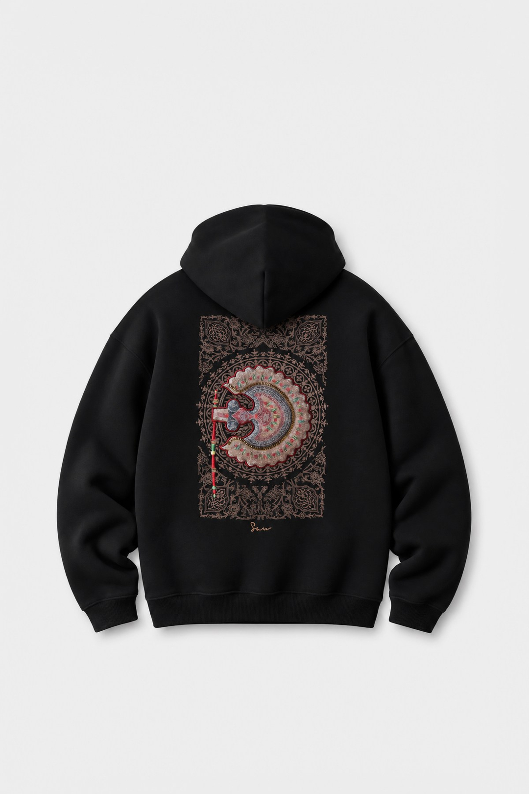 Imperial Relic Oversize Erkek Sweatshirt Siyah