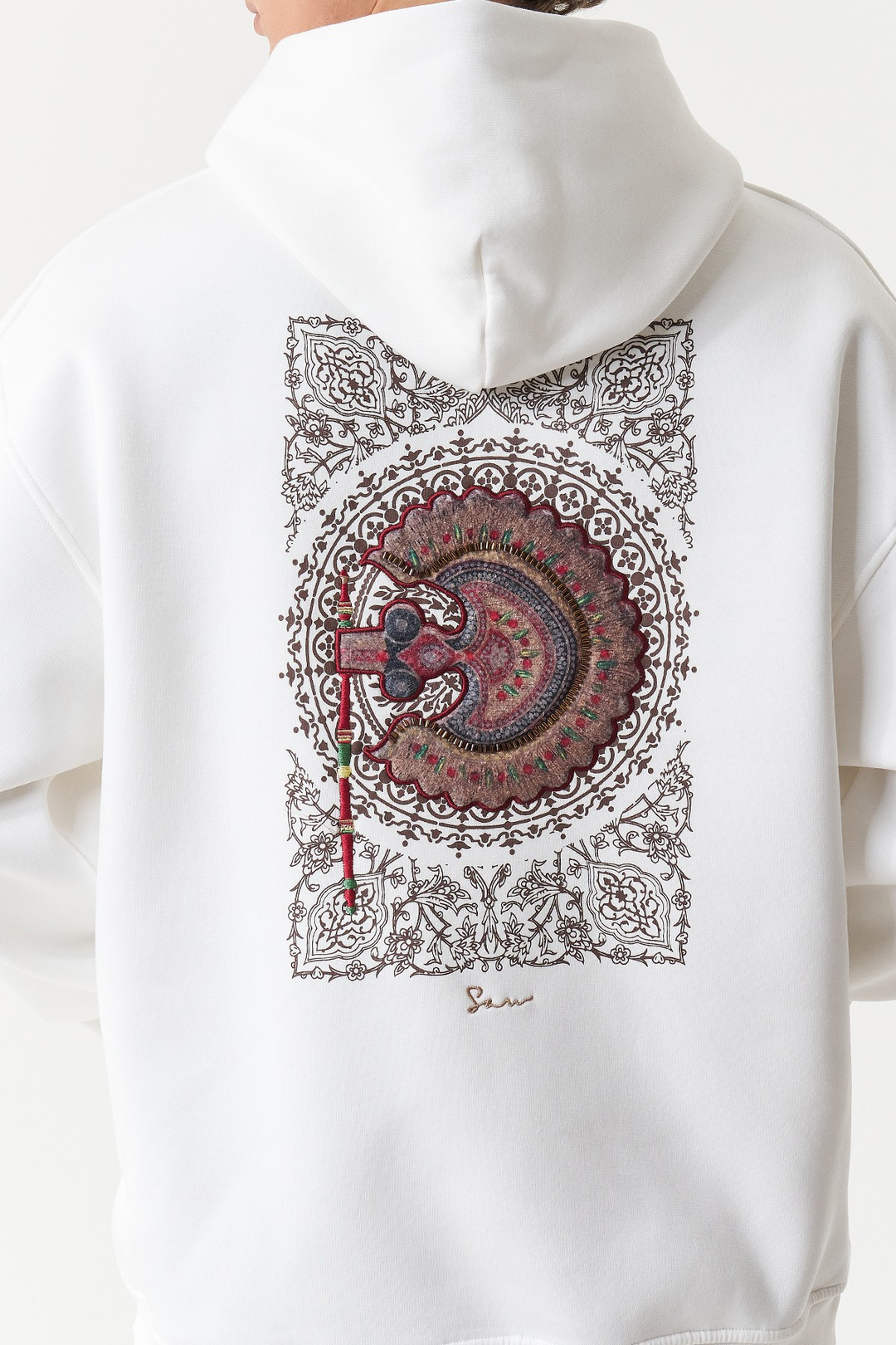 Imperial Relic Oversize Erkek Sweatshirt Ekru