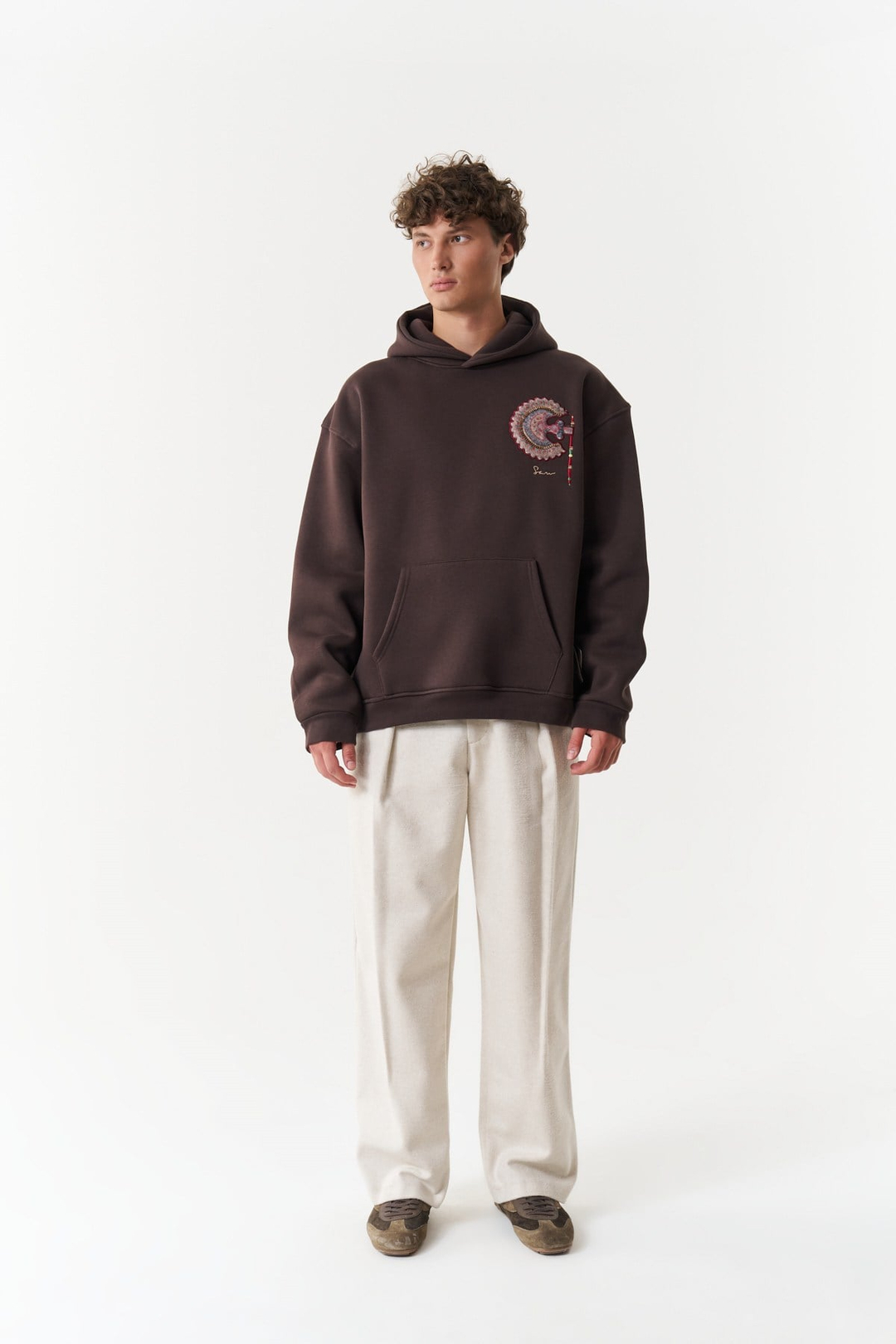 Imperial Relic Oversize Erkek Sweatshirt Kahverengi