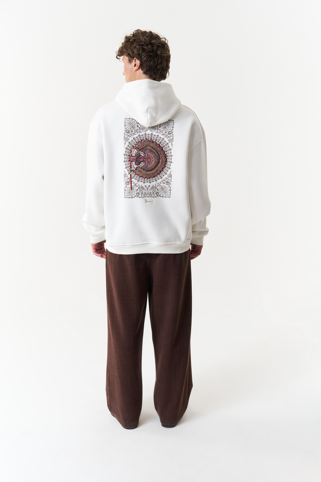 Imperial Relic Oversize Erkek Sweatshirt Ekru