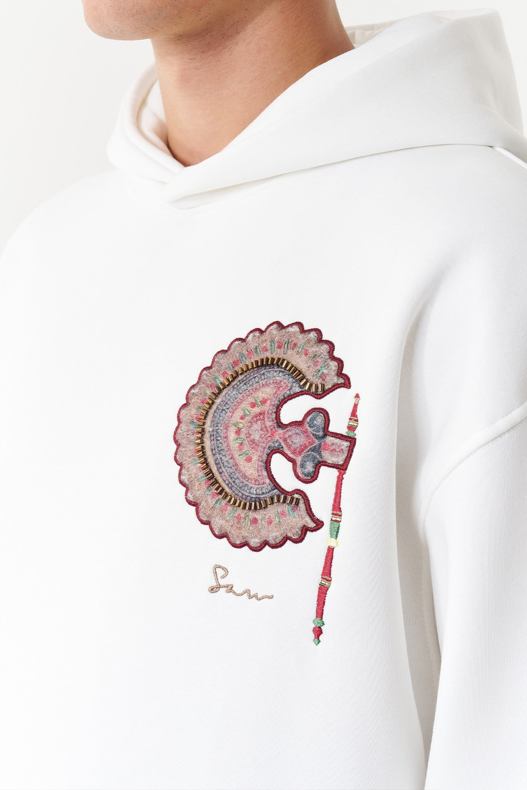 Imperial Relic Oversize Erkek Sweatshirt Ekru