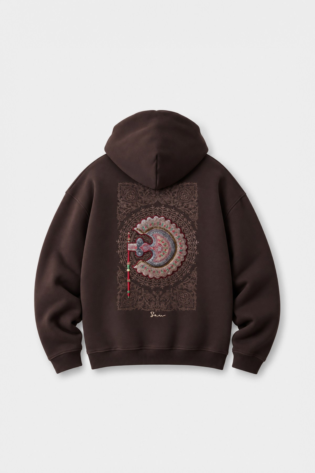 Imperial Relic Oversize Erkek Sweatshirt Kahverengi