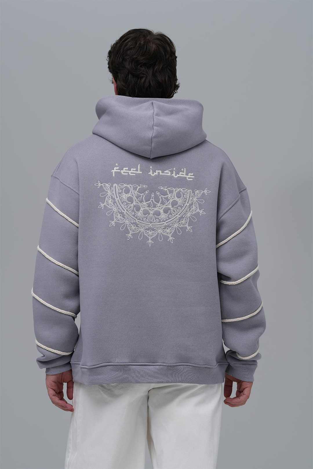 Inner Flow Oversize Sweatshirt Erkek Gri
