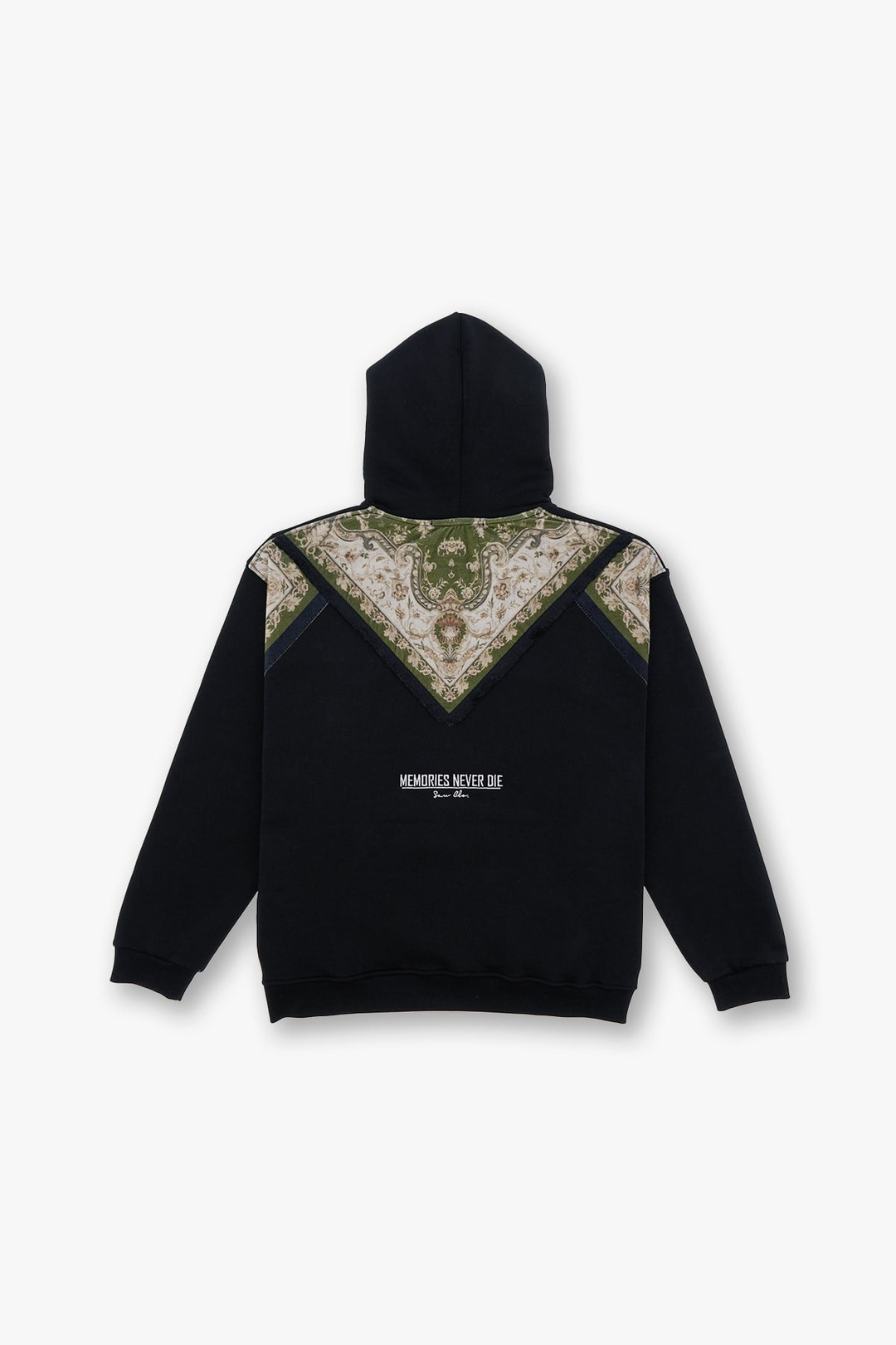 Memories Never Die Oversize Sweatshirt Erkek Siyah