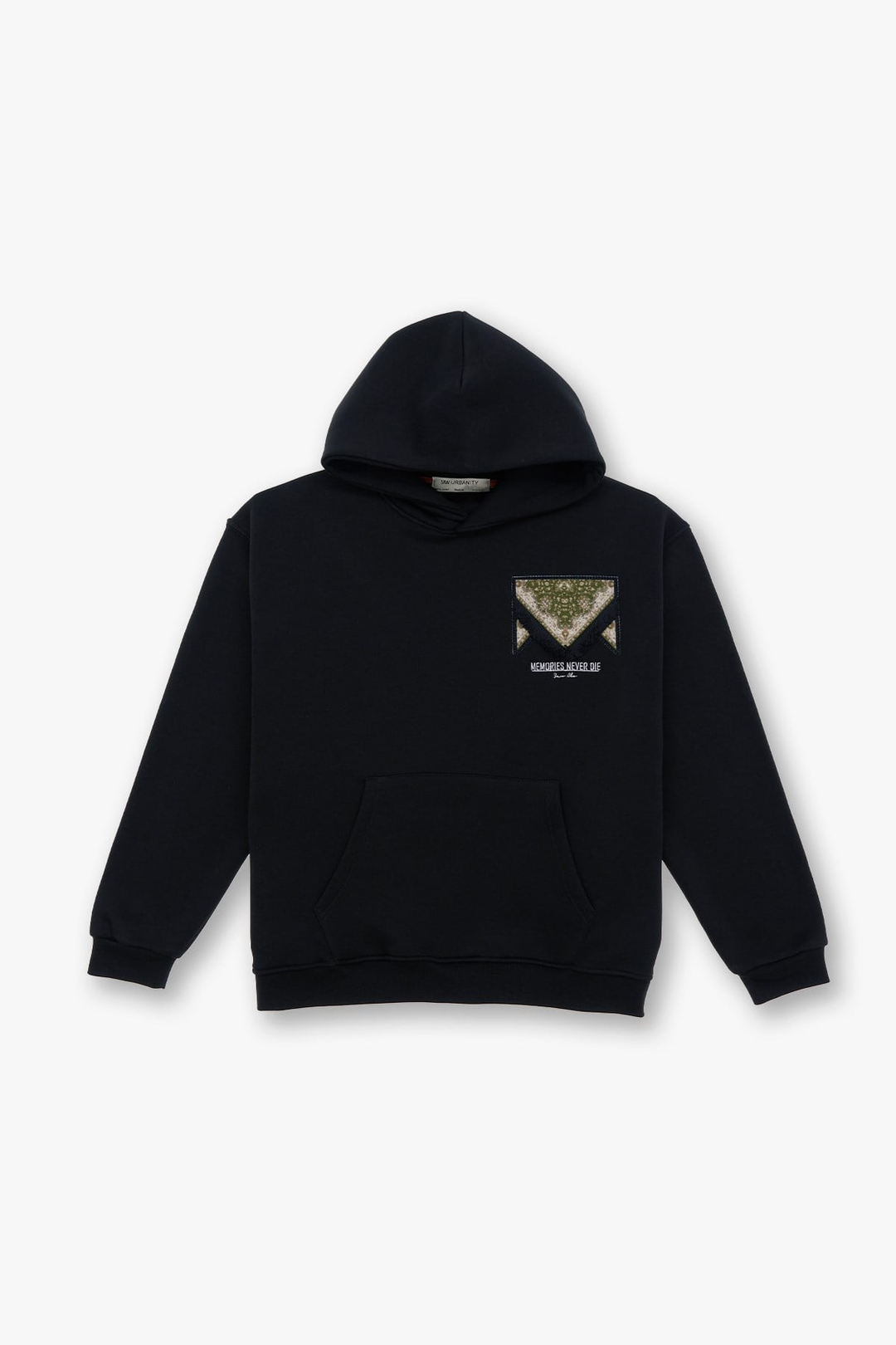 Memories Never Die Oversize Sweatshirt Kadın Siyah