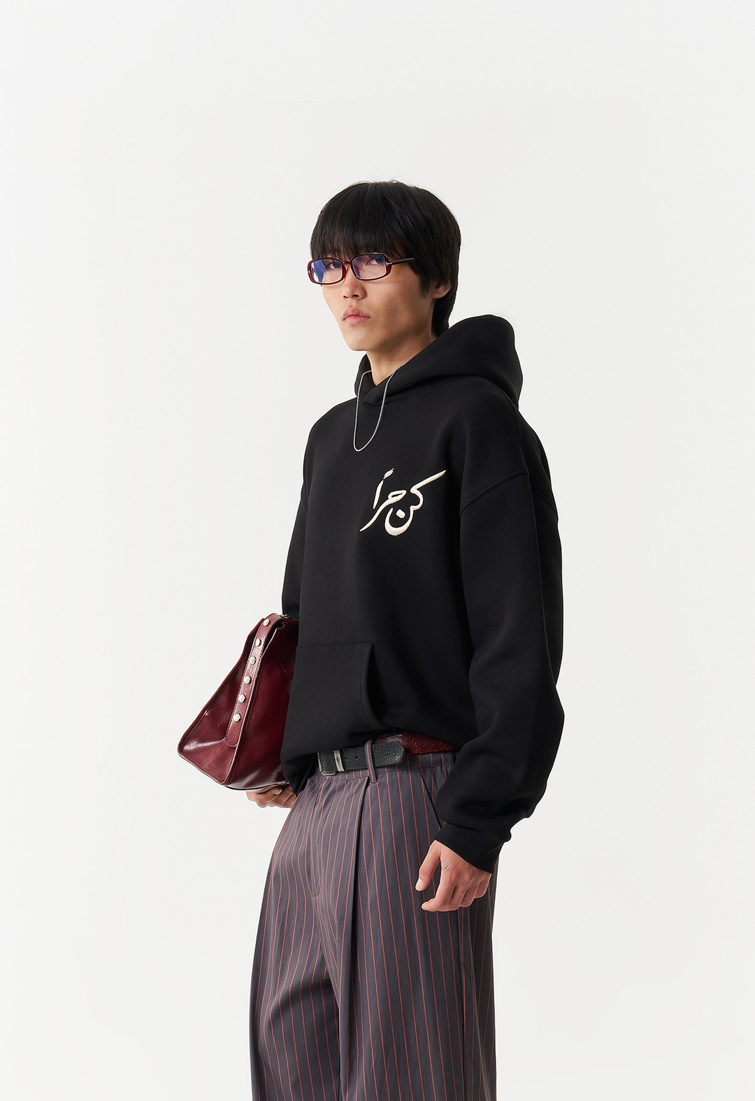 Noble Steed Oversize Erkek Sweatshirt Siyah