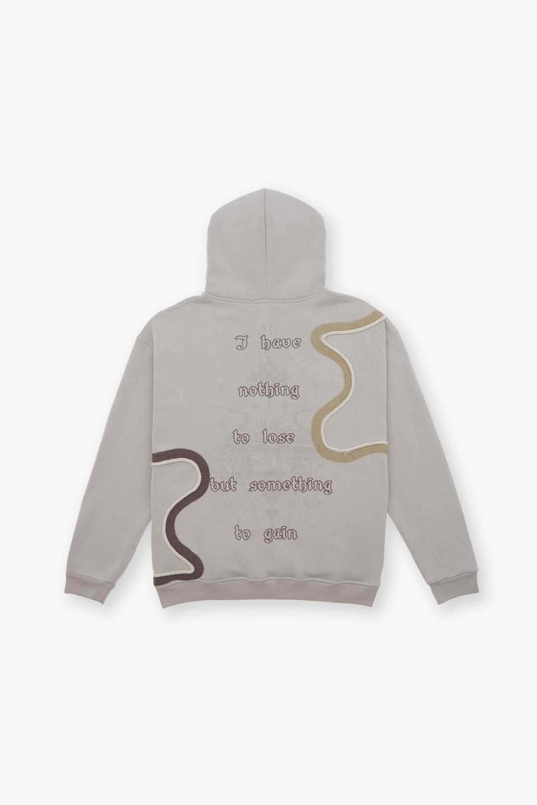 Nothing to Lose Oversize Sweatshirt Kadın Stone