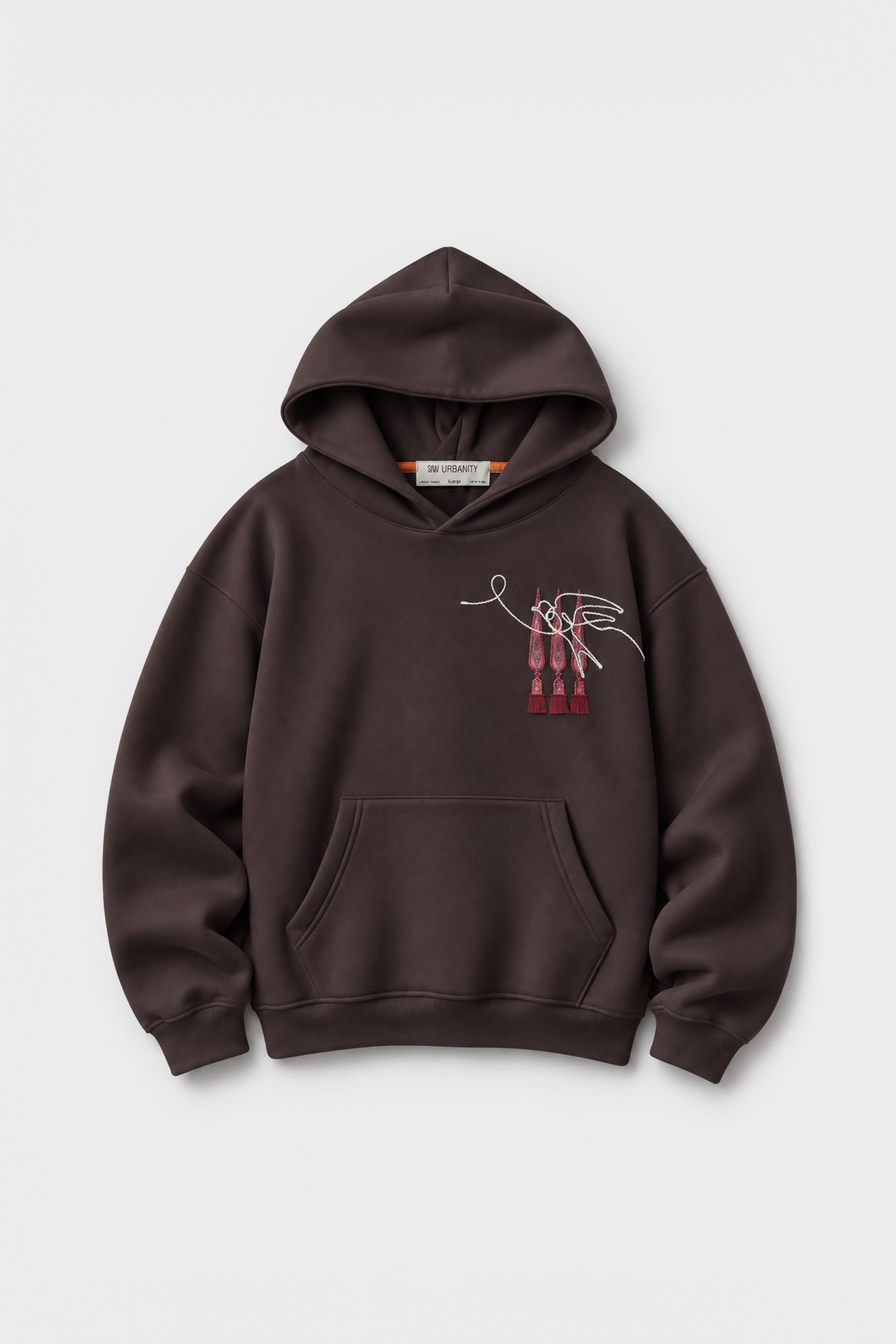 Oriental Legacy Oversize Erkek Sweatshirt Kahverengi