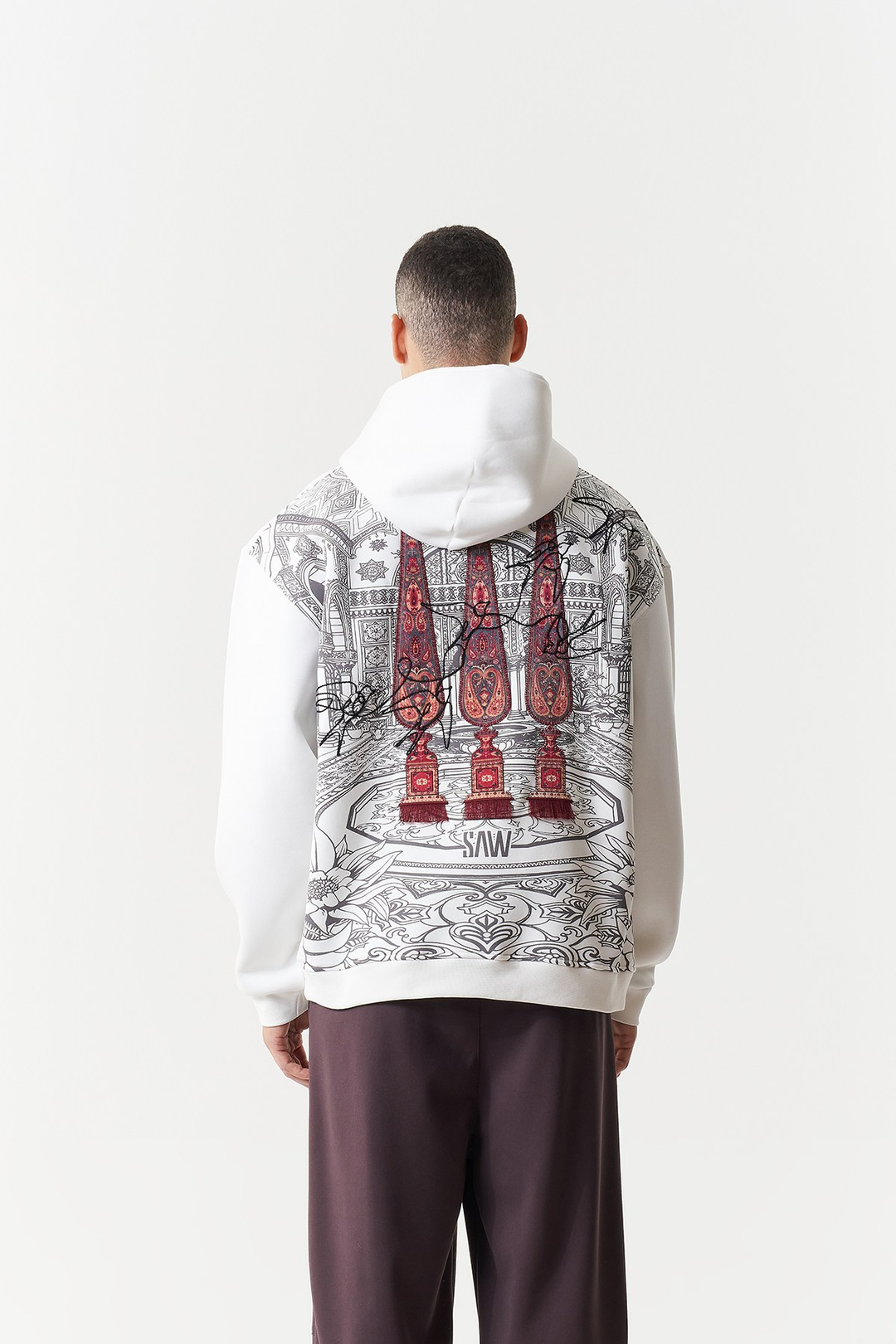 Oriental Legacy Oversize Erkek Sweatshirt Ekru