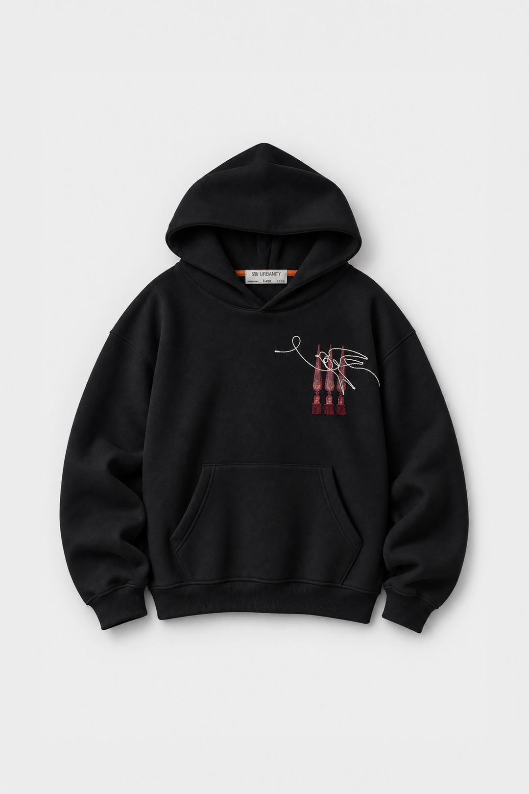 Oriental Legacy Oversize Erkek Sweatshirt Siyah