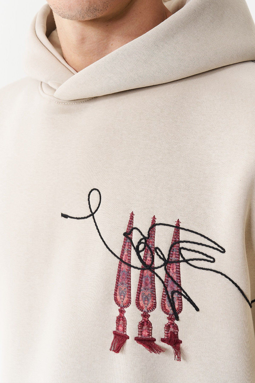 Oriental Legacy Oversize Erkek Sweatshirt Stone