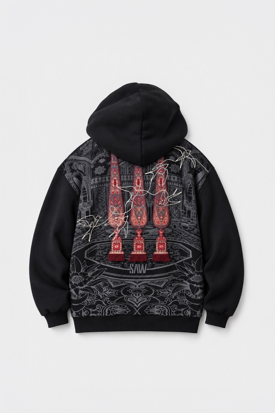 Oriental Legacy Oversize Erkek Sweatshirt Siyah