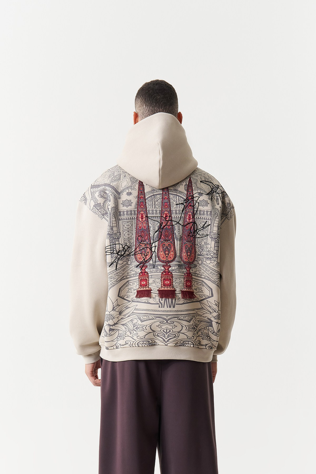Oriental Legacy Oversize Erkek Sweatshirt Stone