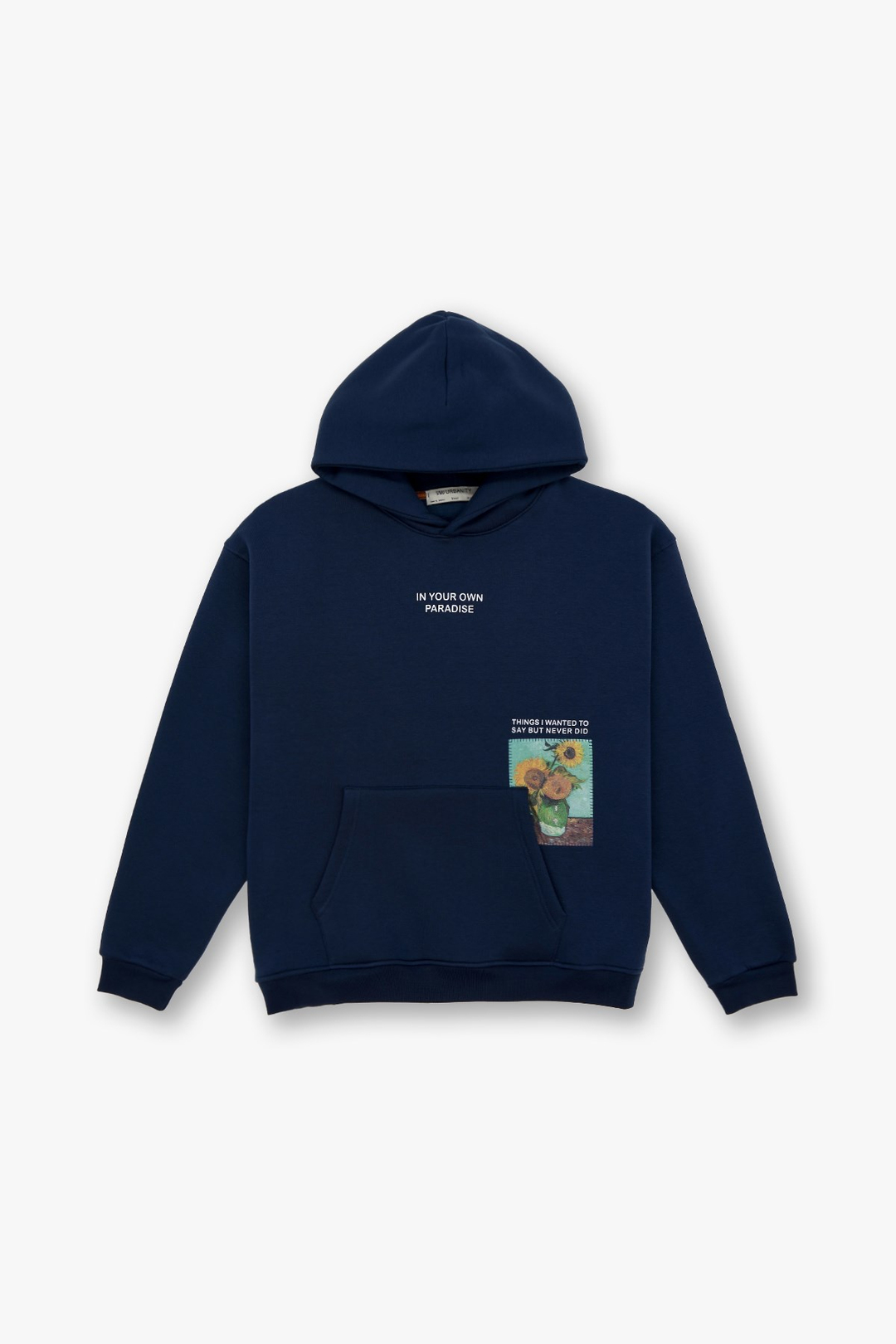 Paradise Within Oversize Sweatshirt Erkek İndigo