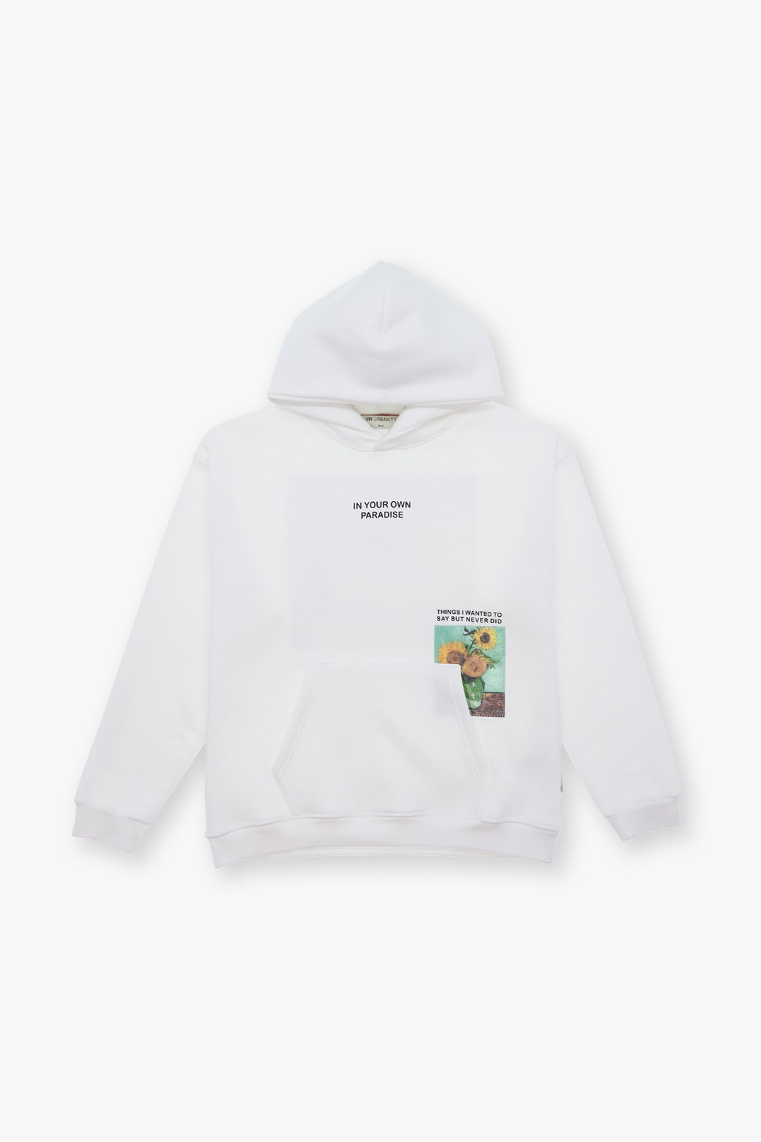 Paradise Within Oversize Sweatshirt Erkek Ekru