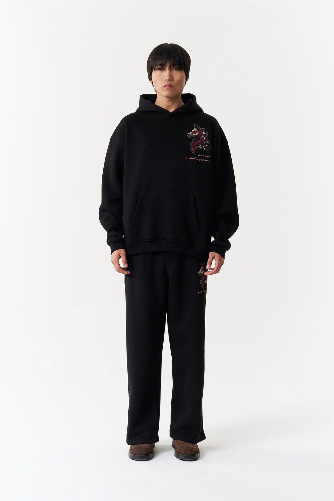 Relentless Instinct Oversize Erkek Eşofman Altı Siyah