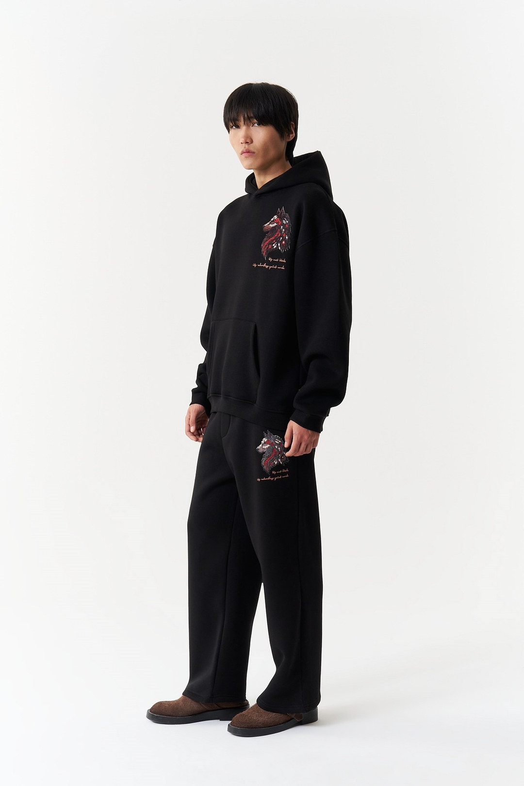 Relentless Instinct Oversize Erkek Eşofman Altı Siyah