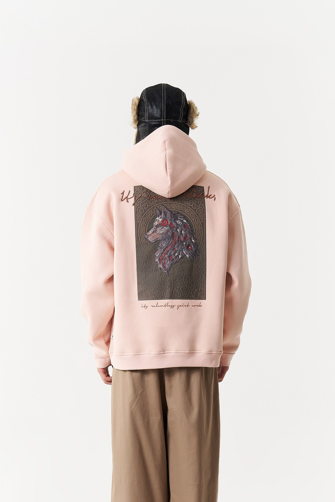 Relentless Instinct Oversize Erkek Sweatshirt Pembe