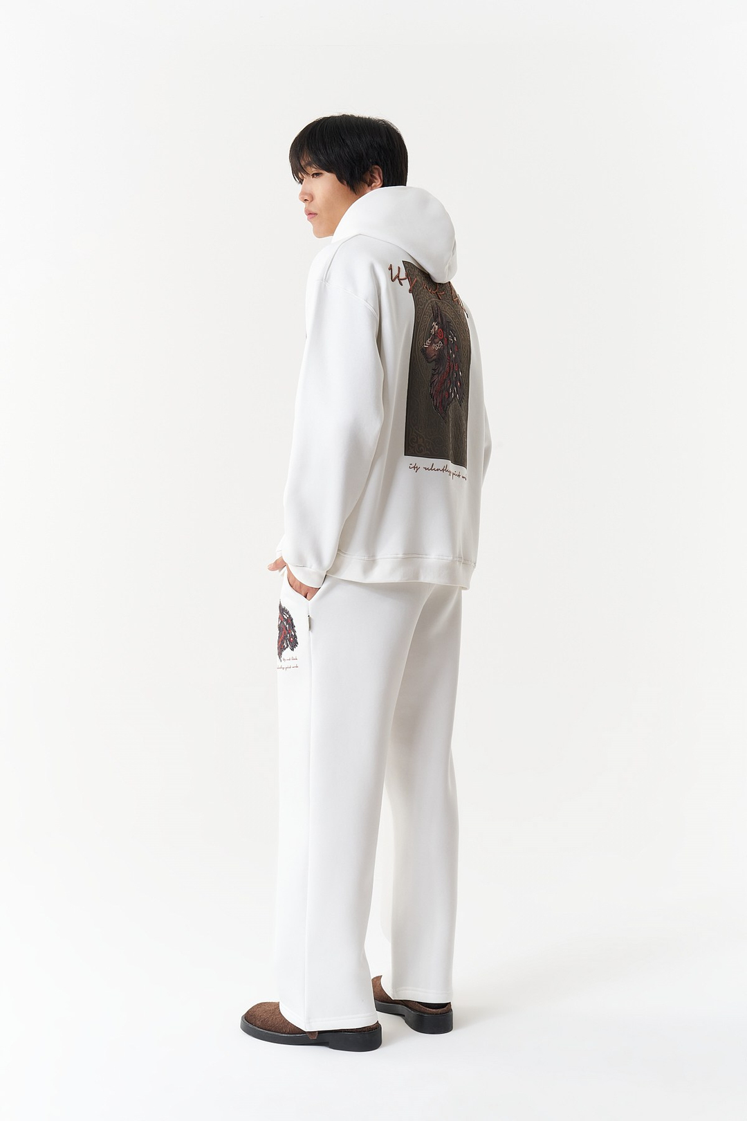 Relentless Instinct Oversize Erkek Sweatshirt Ekru