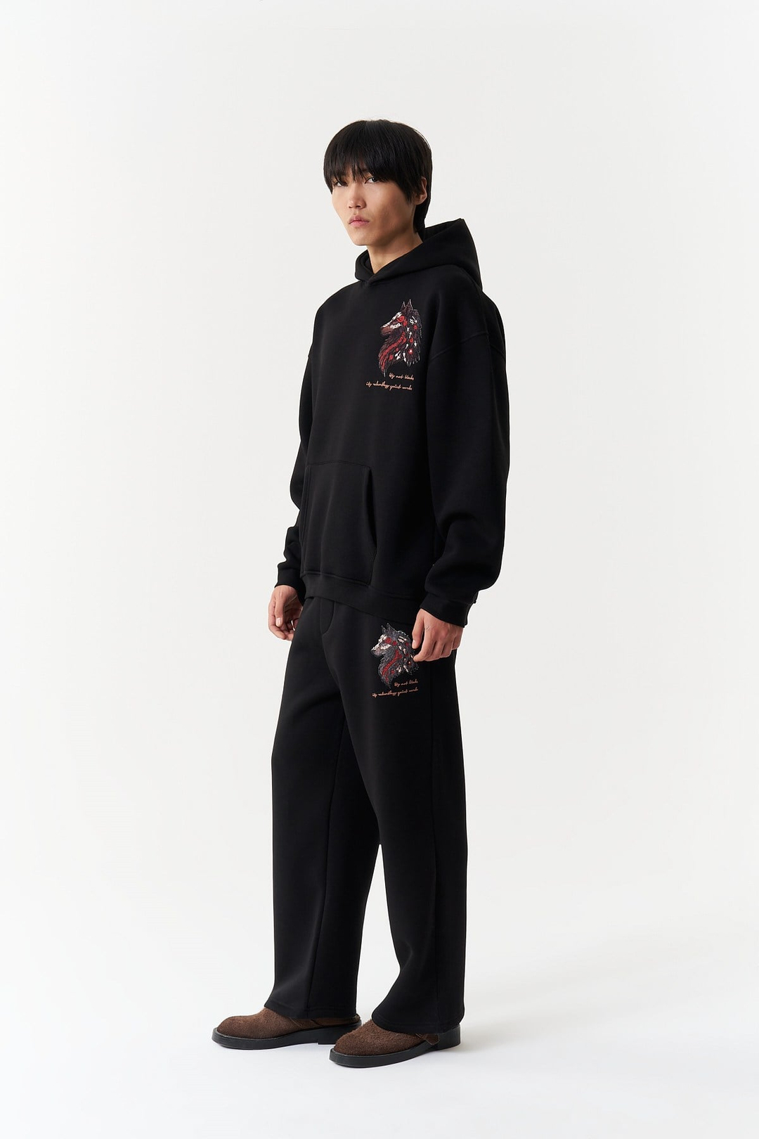 Relentless Instinct Oversize Erkek Sweatshirt Siyah